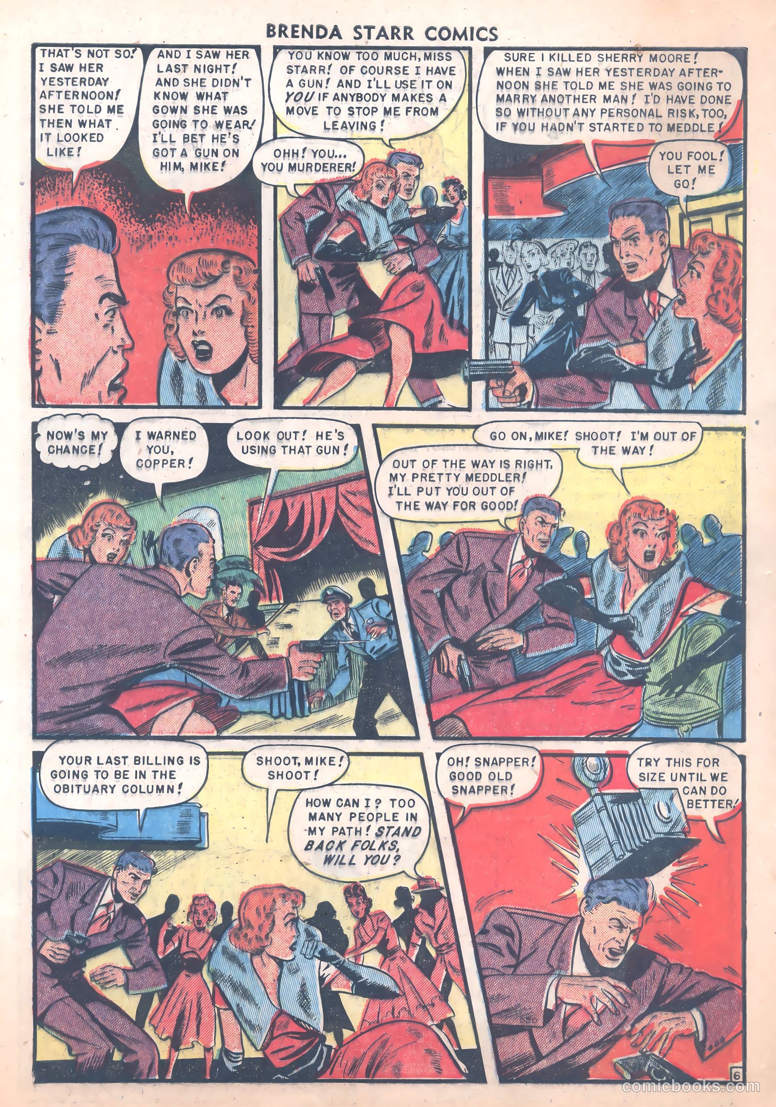 Brenda Starr Comics #8 (1949) — page 33 of 36
