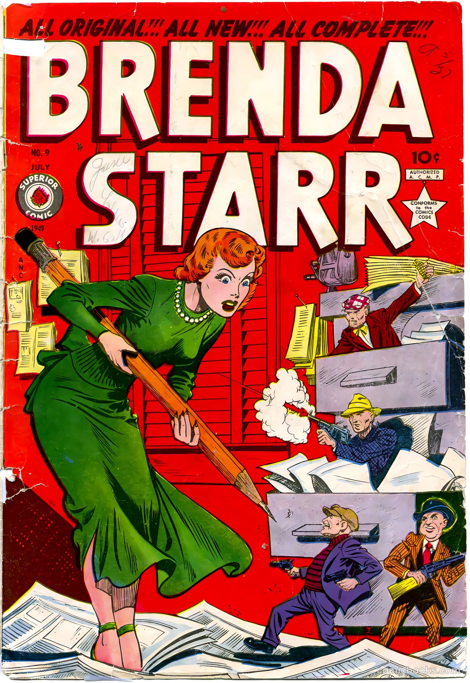 Brenda Starr Comics #9