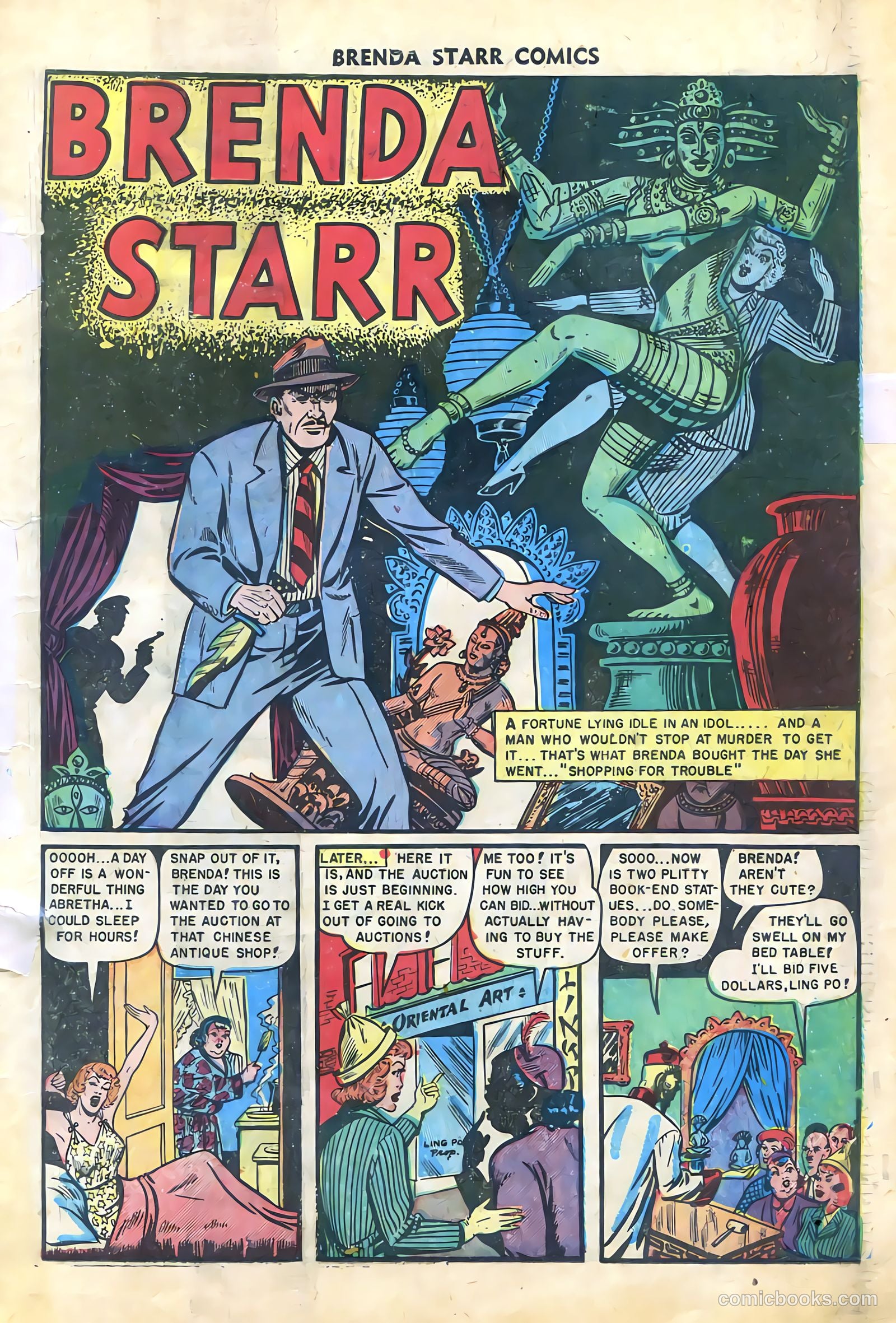 Brenda Starr Comics #9 (1949) — page 3 of 36