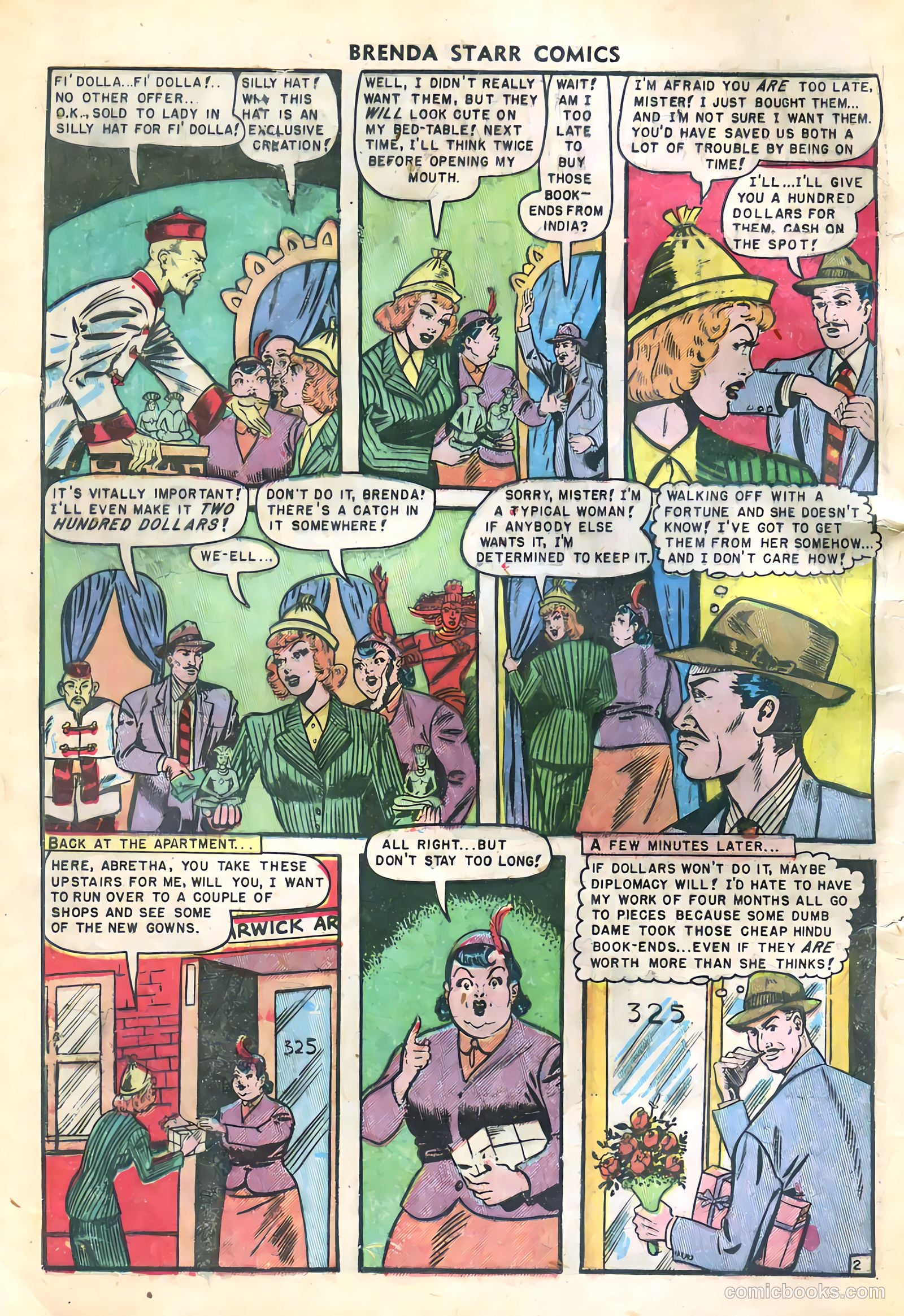 Brenda Starr Comics #9 (1949) — page 4 of 36