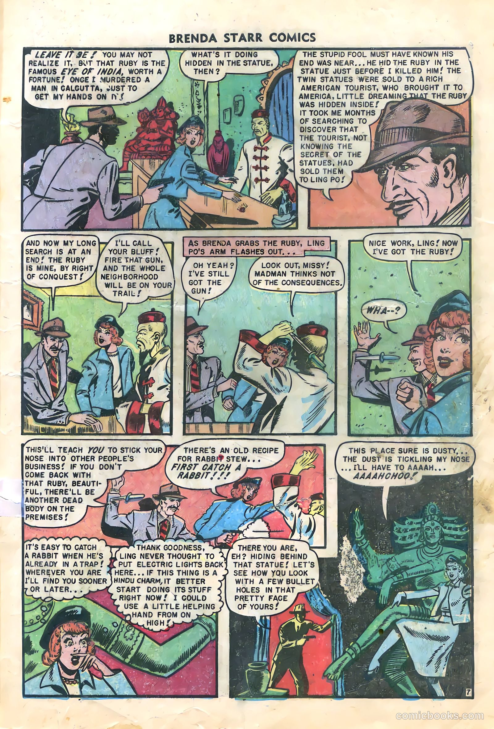 Brenda Starr Comics #9 (1949) — page 9 of 36