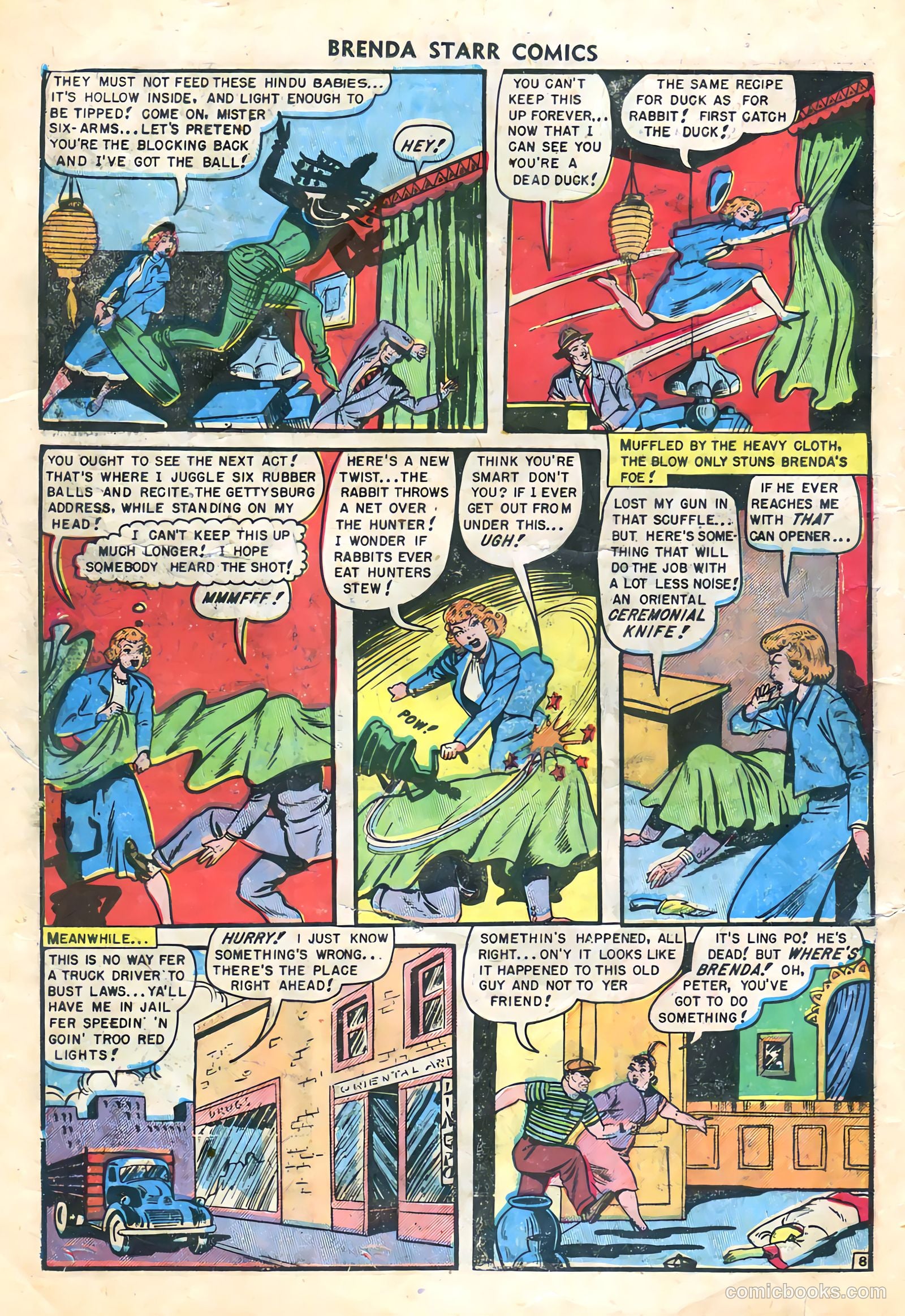 Brenda Starr Comics #9 (1949) — page 10 of 36