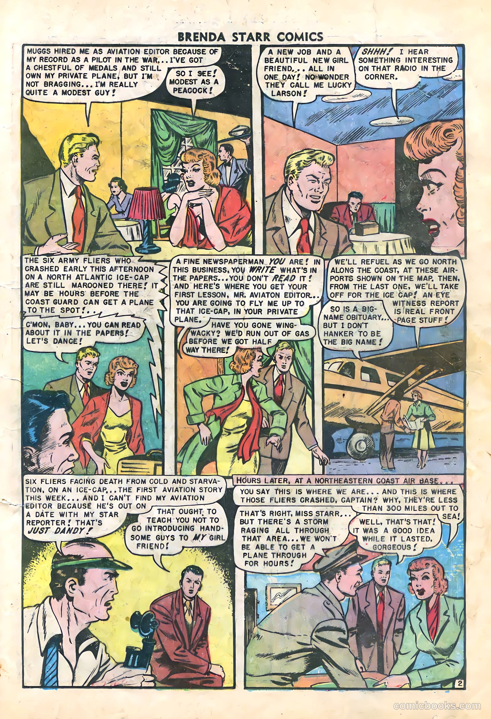 Brenda Starr Comics #9 (1949) — page 13 of 36
