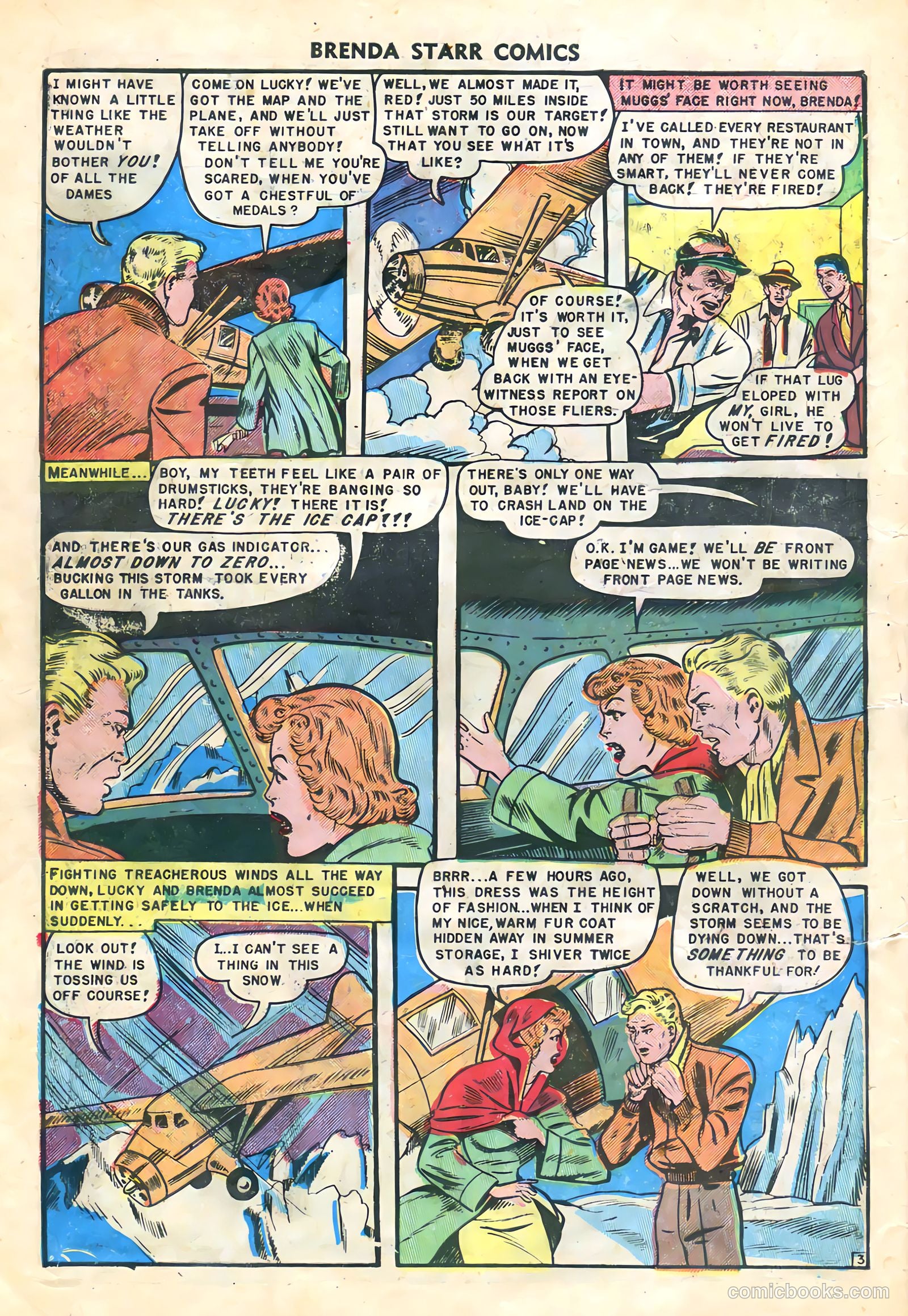 Brenda Starr Comics #9 (1949) — page 14 of 36