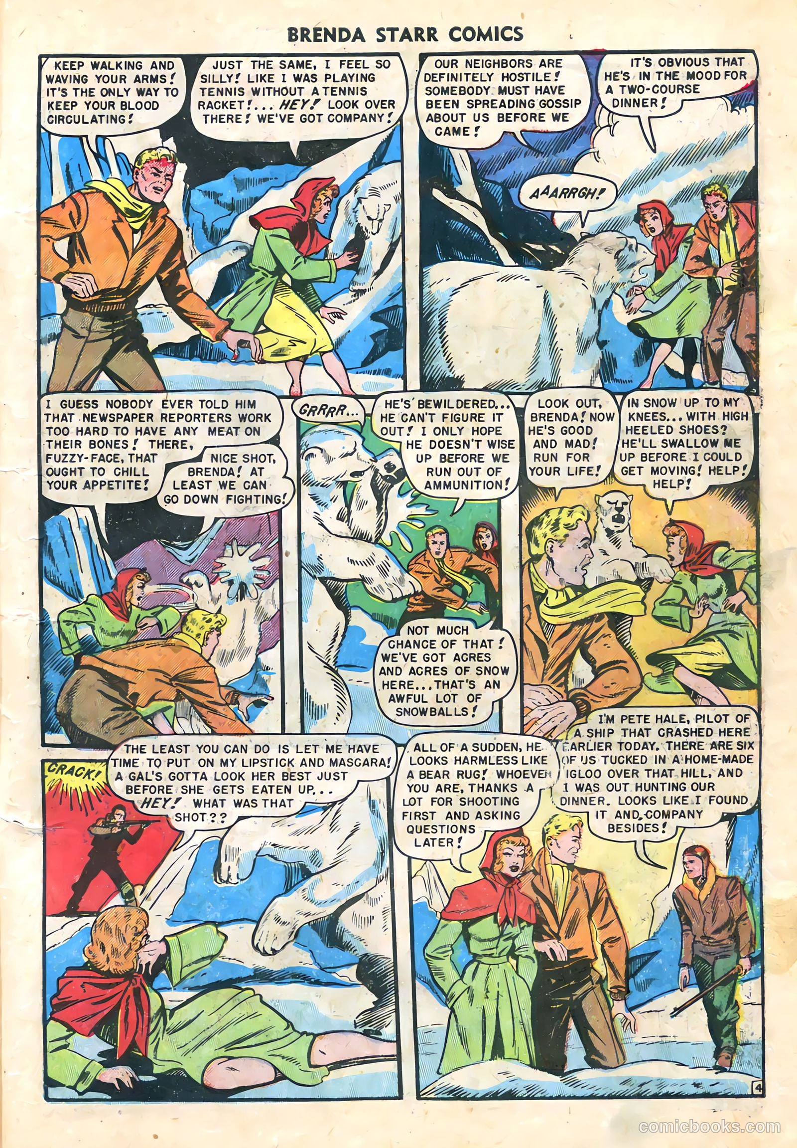 Brenda Starr Comics #9 (1949) — page 15 of 36