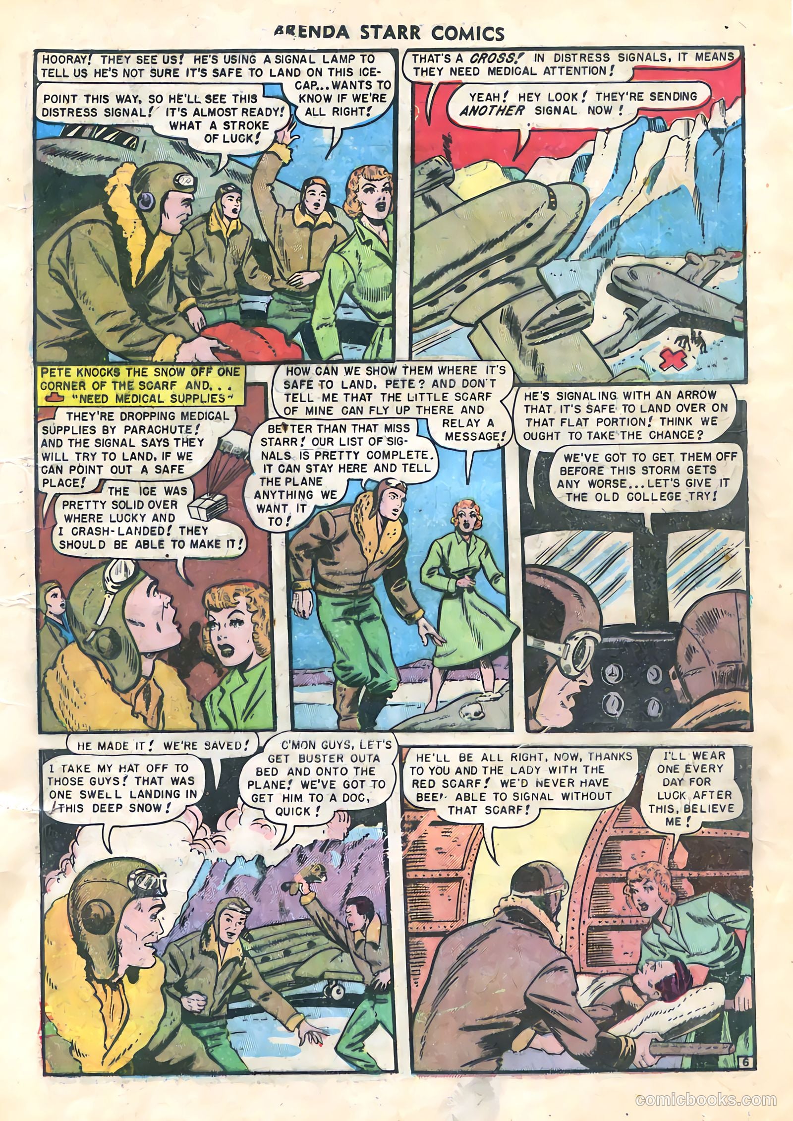 Brenda Starr Comics #9 (1949) — page 17 of 36