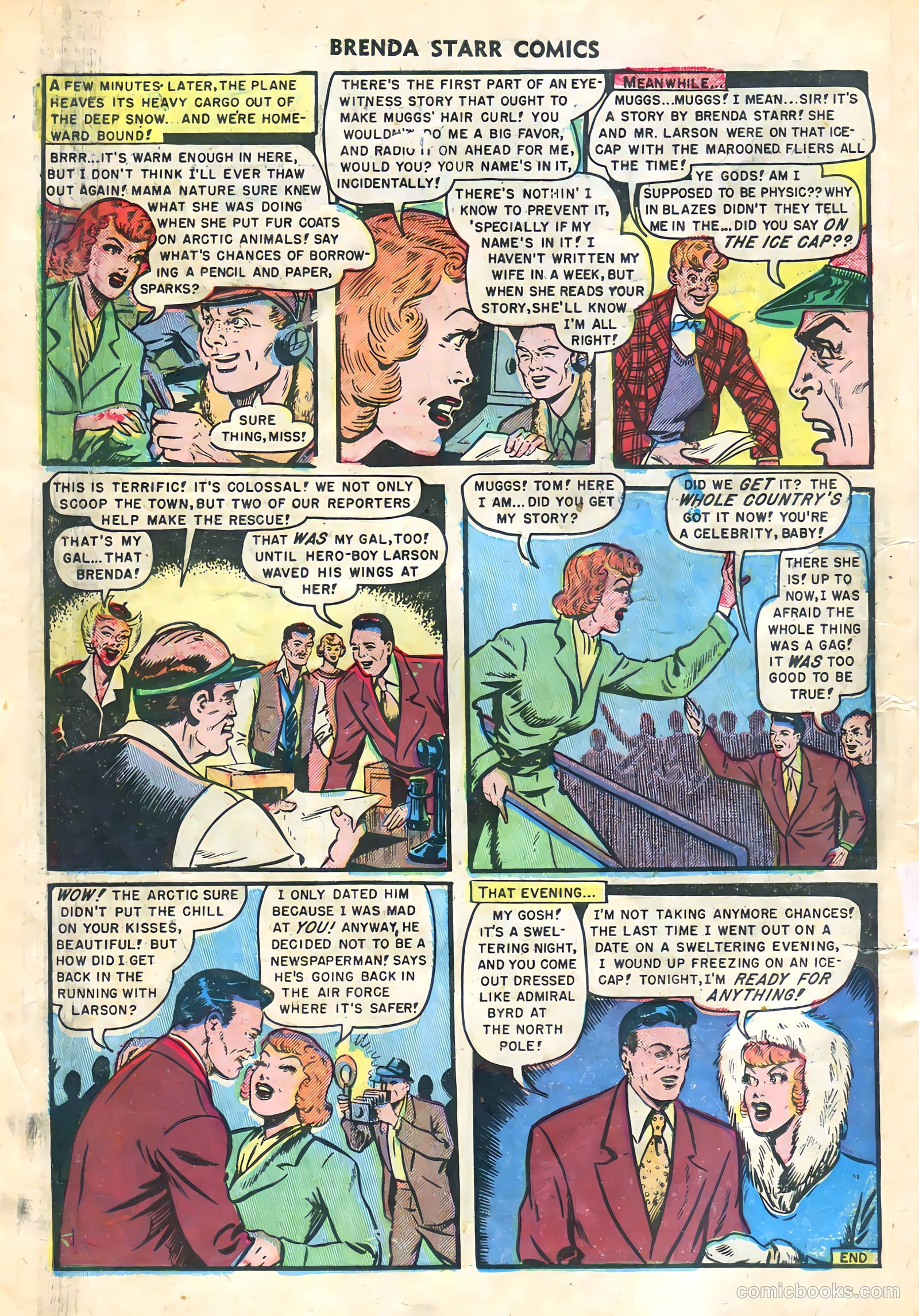 Brenda Starr Comics #9 (1949) — page 18 of 36