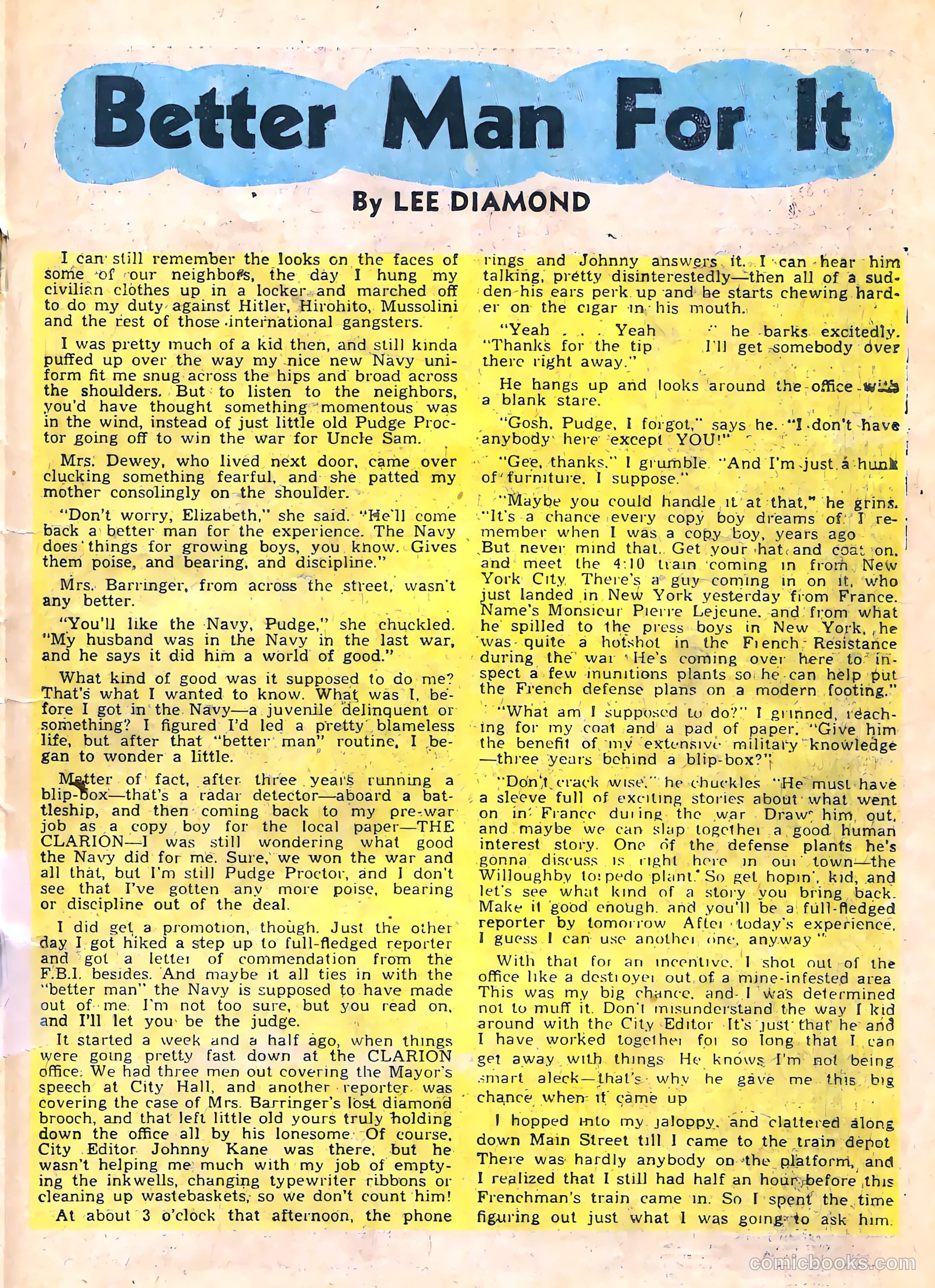 Brenda Starr Comics #9 (1949) — page 19 of 36