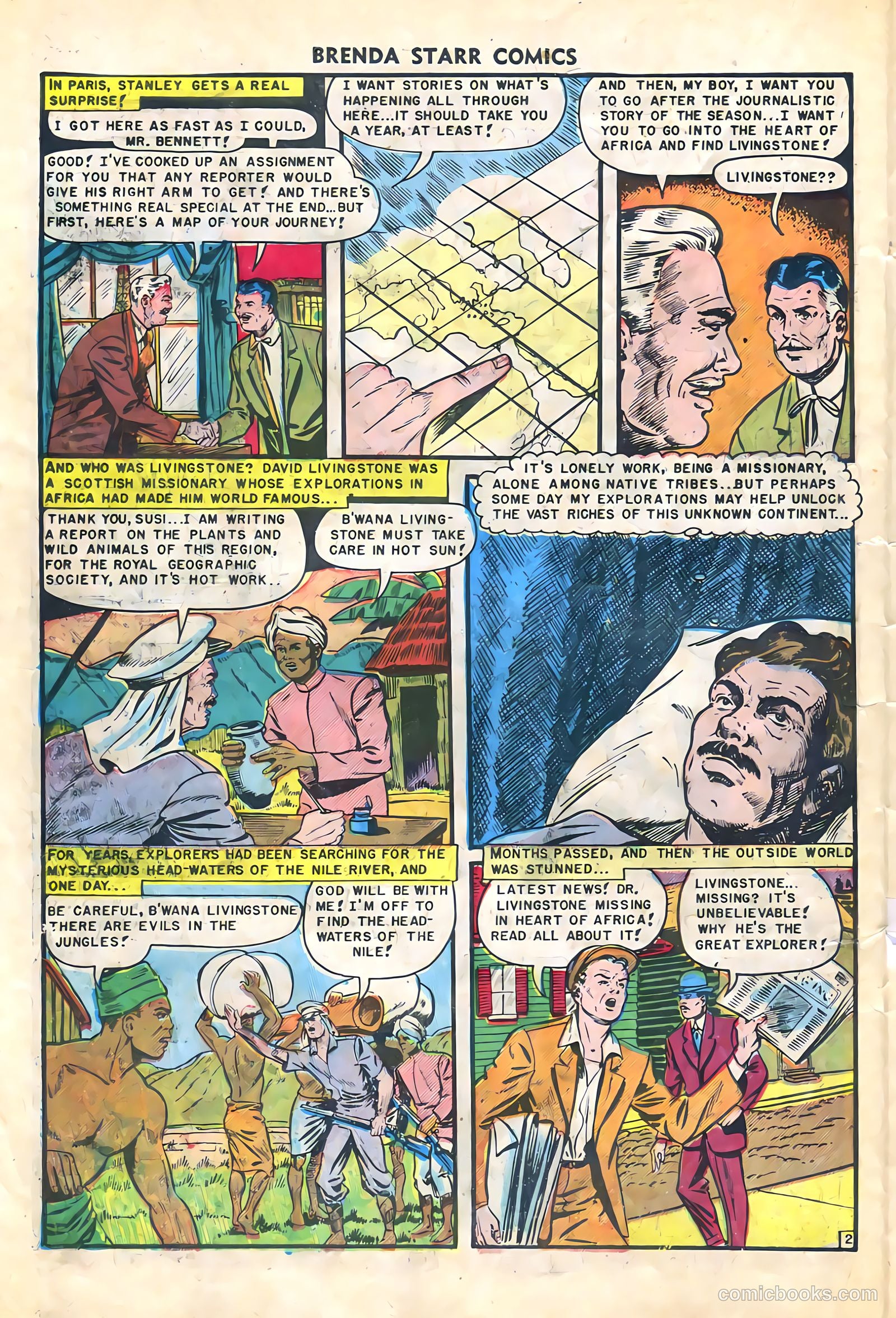 Brenda Starr Comics #9 (1949) — page 22 of 36