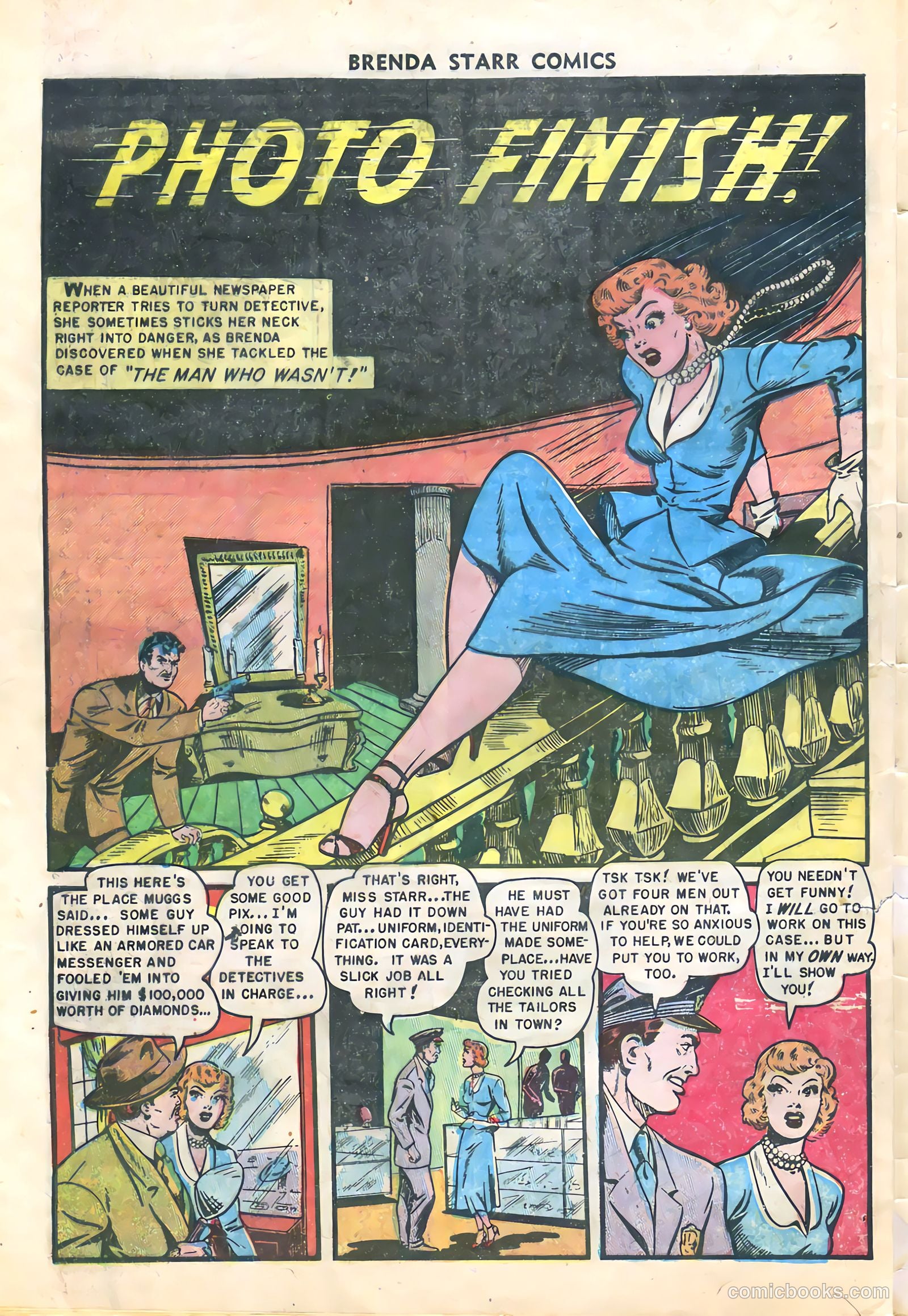 Brenda Starr Comics #9 (1949) — page 28 of 36