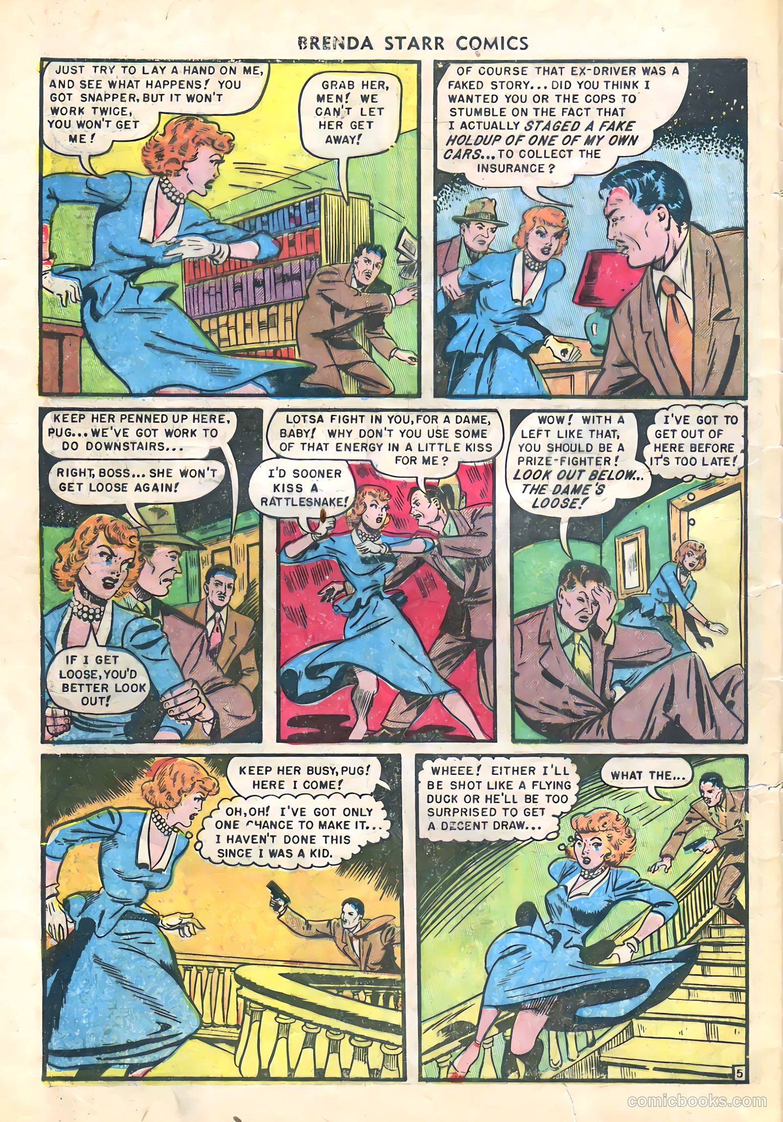 Brenda Starr Comics #9 (1949) — page 32 of 36