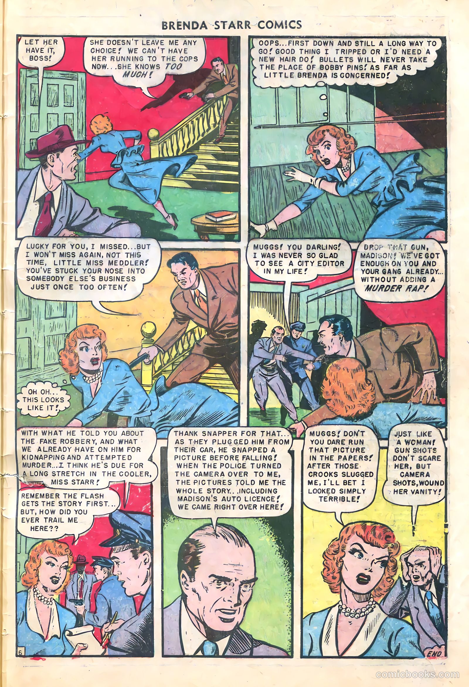 Brenda Starr Comics #9 (1949) — page 33 of 36