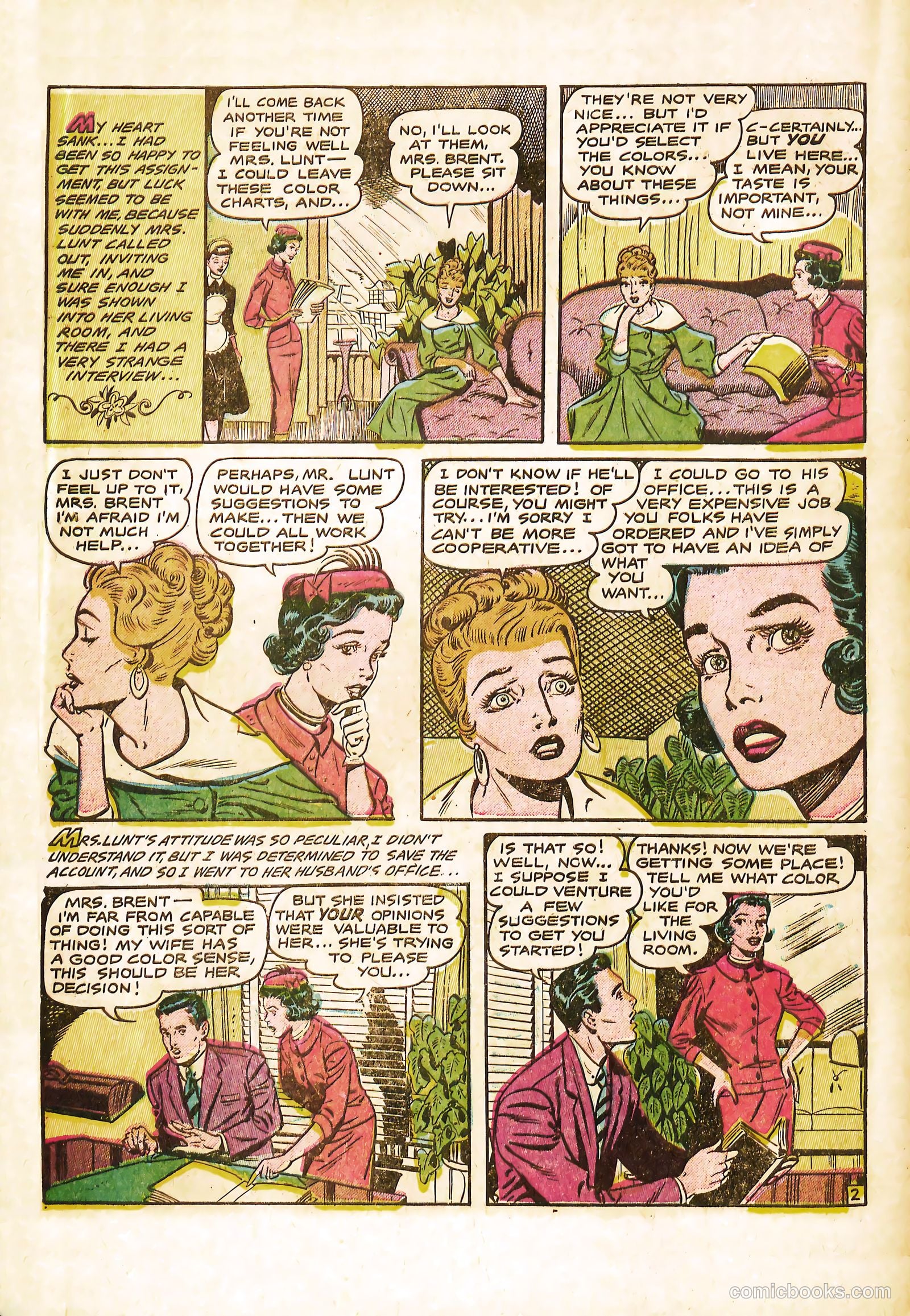 Bride's Diary #10 (1956) — page 4 of 36