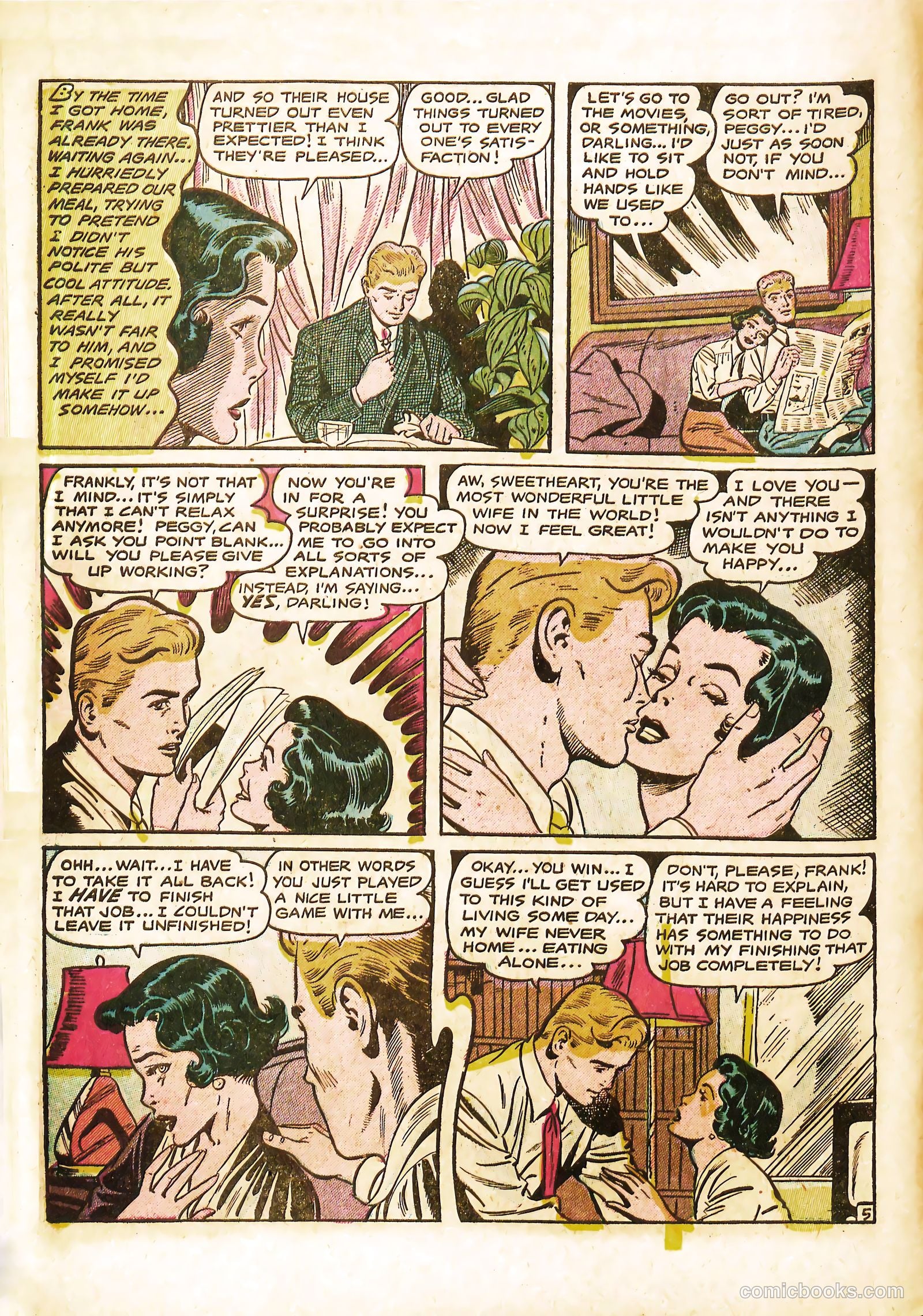 Bride's Diary #10 (1956) — page 8 of 36