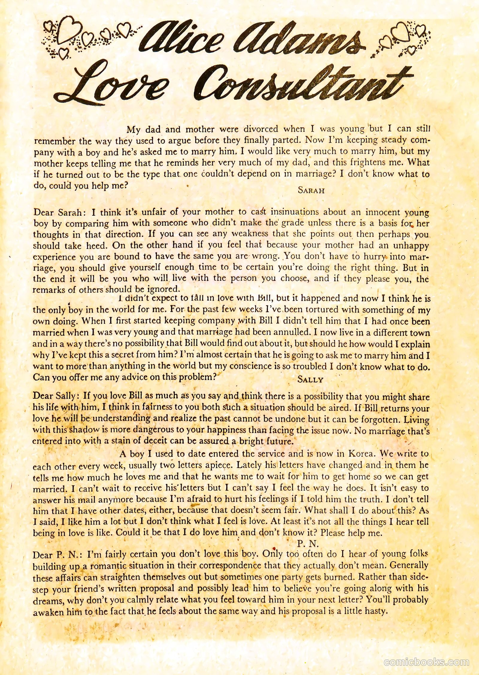Bride's Diary #10 (1956) — page 11 of 36