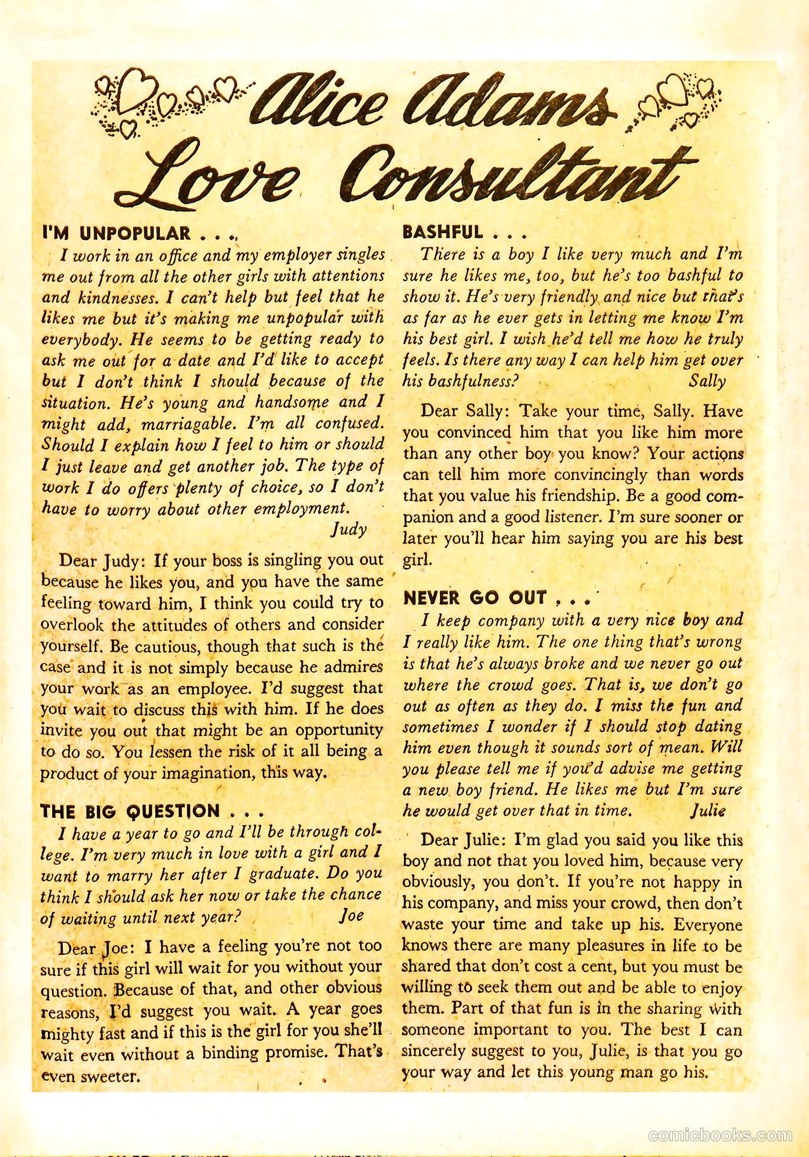 Bride's Diary #10 (1956) — page 27 of 36