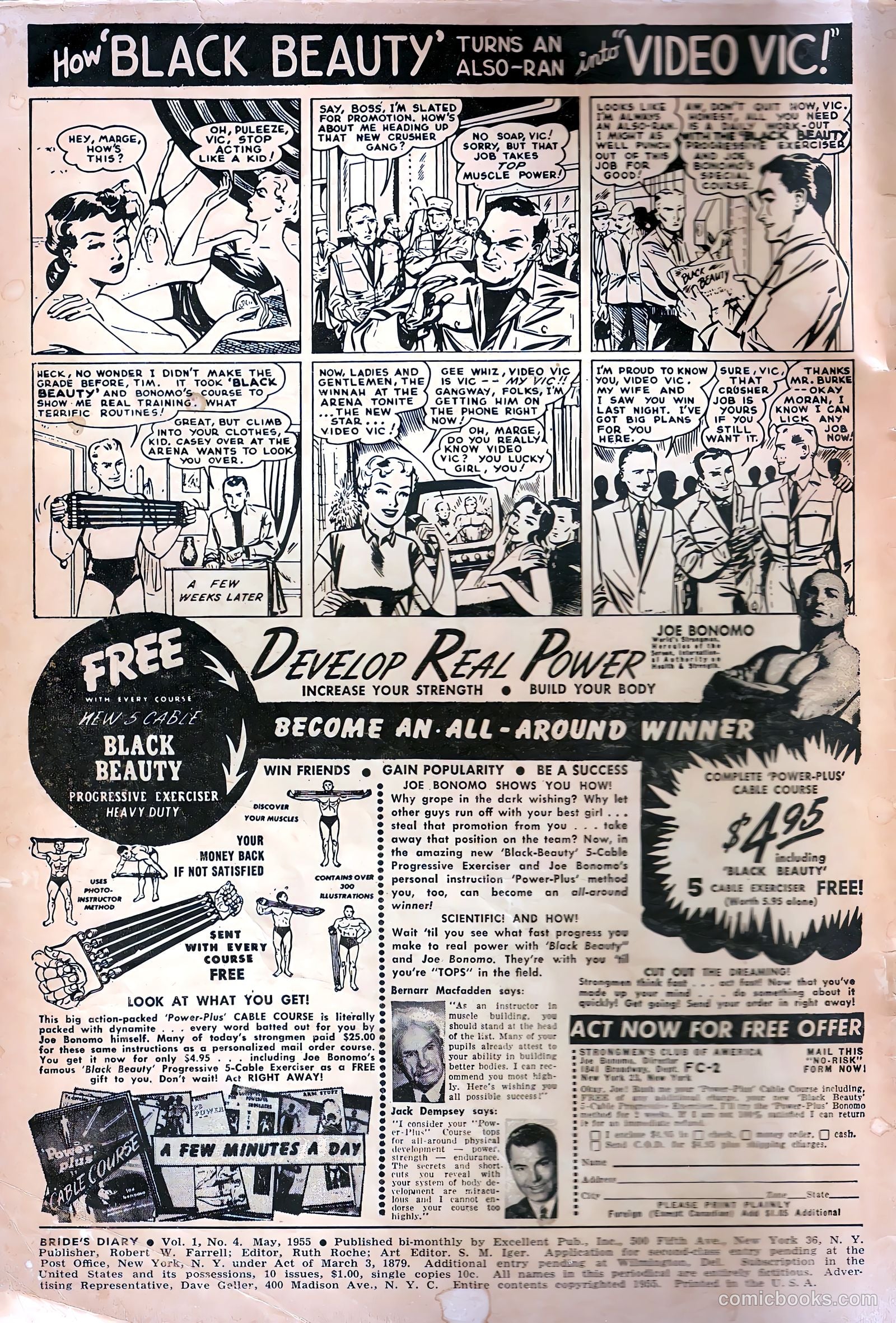 Bride's Diary #4 (1955) — page 2 of 36