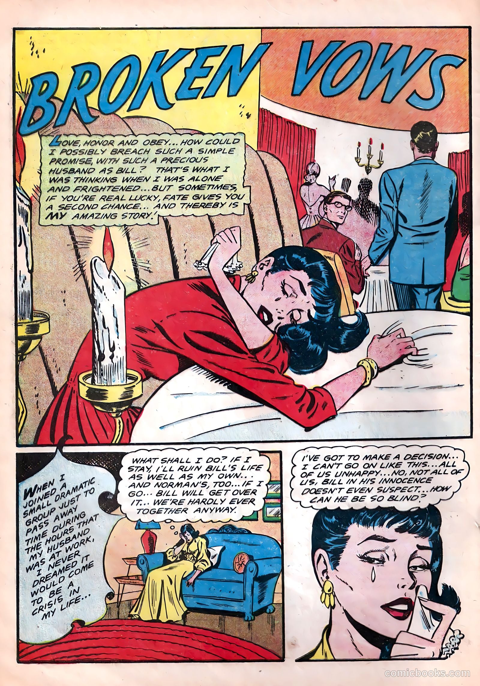 Bride's Diary #4 (1955) — page 4 of 36