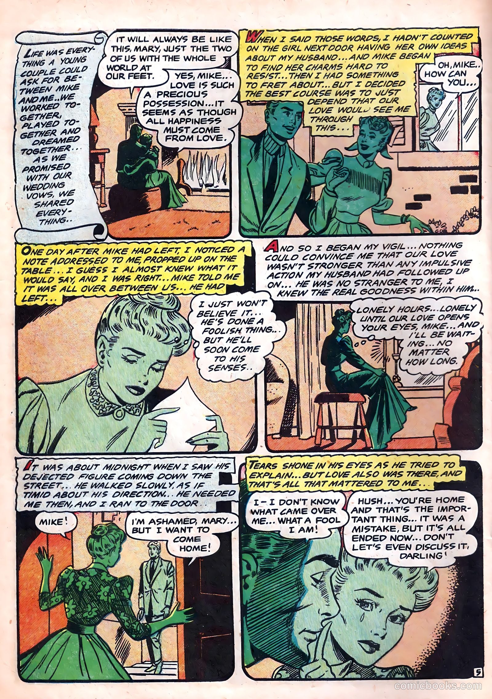 Bride's Diary #4 (1955) — page 8 of 36