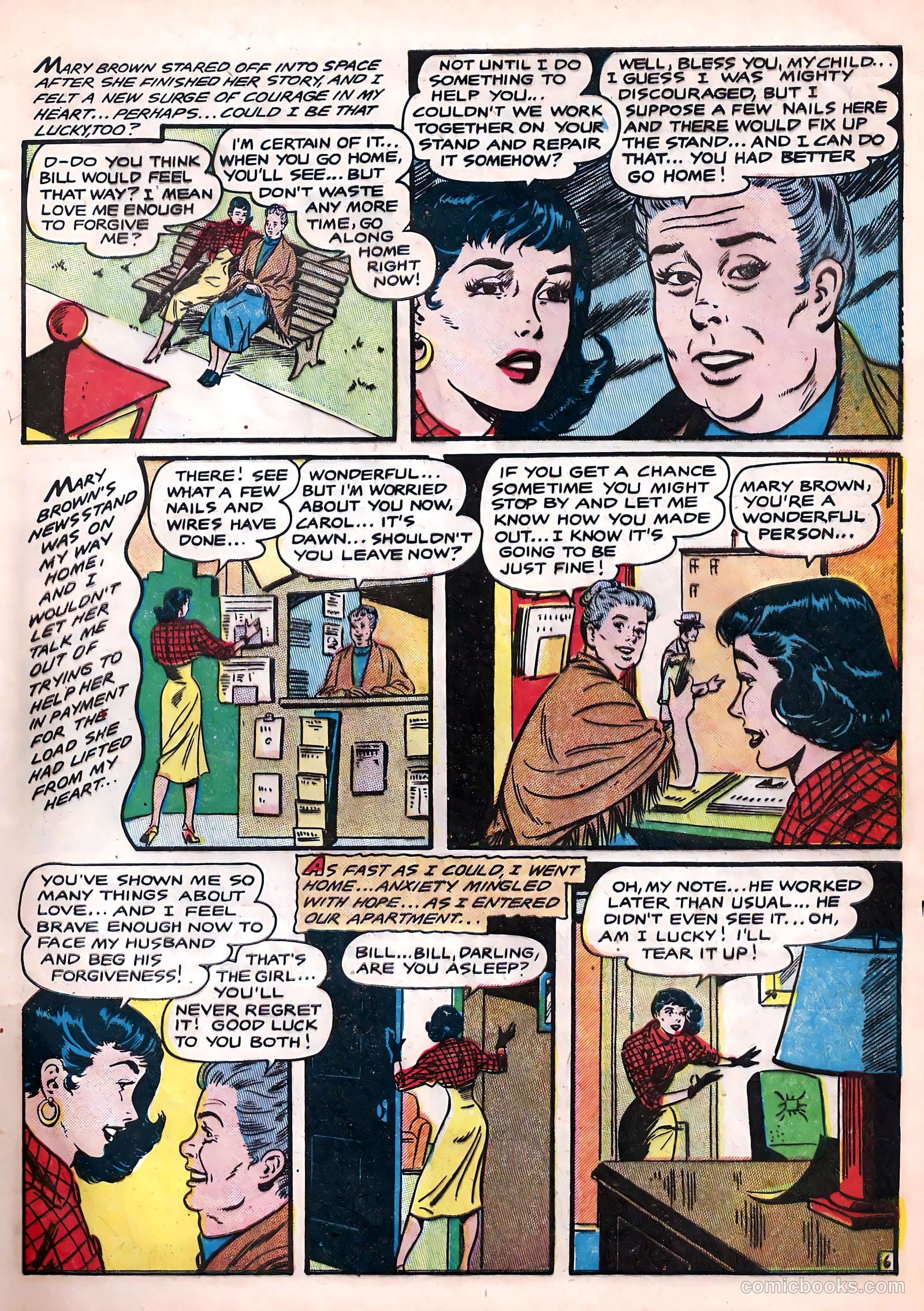 Bride's Diary #4 (1955) — page 9 of 36