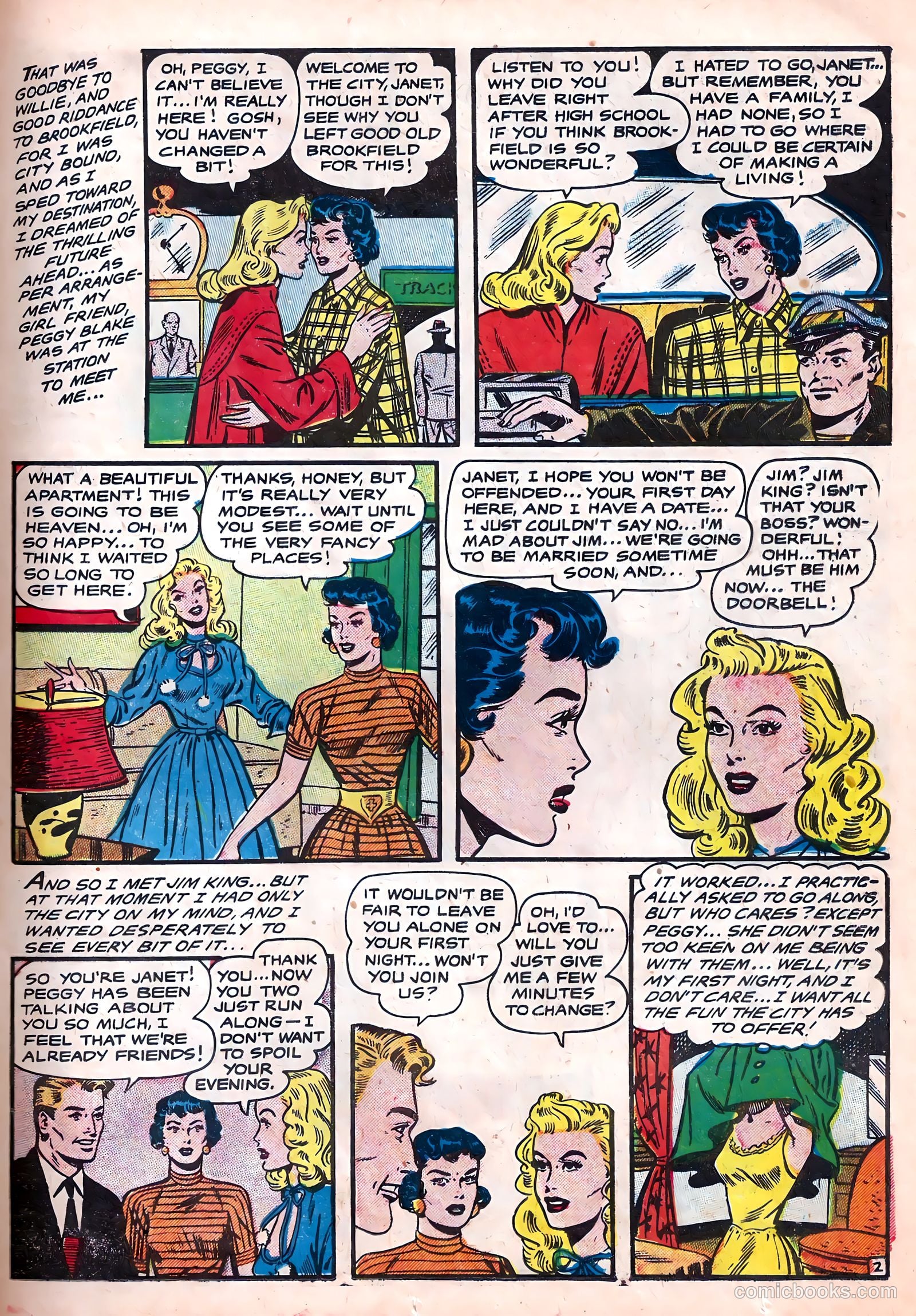 Bride's Diary #4 (1955) — page 21 of 36