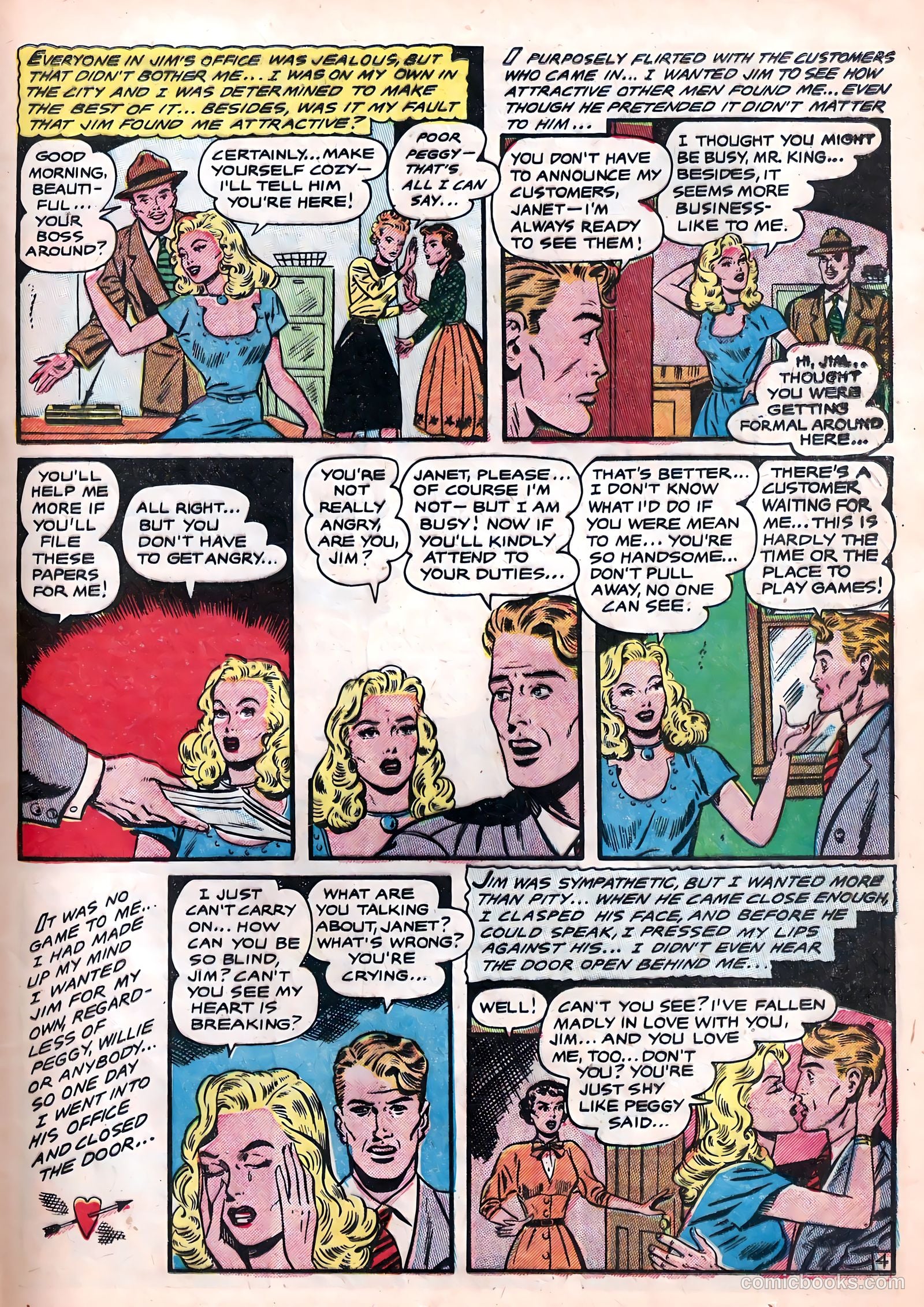 Bride's Diary #4 (1955) — page 23 of 36