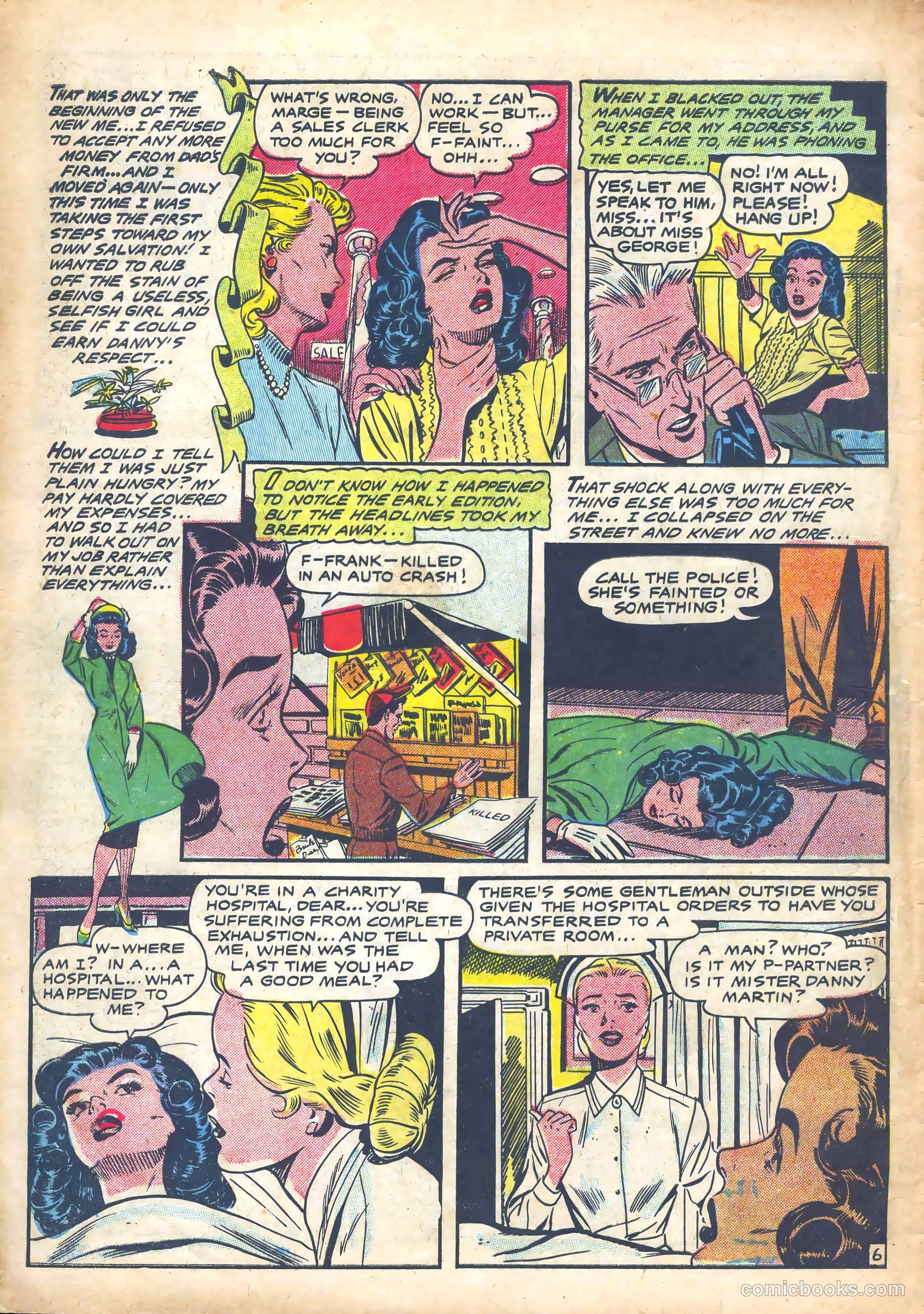 Bride's Diary #5 (1955) — page 8 of 36