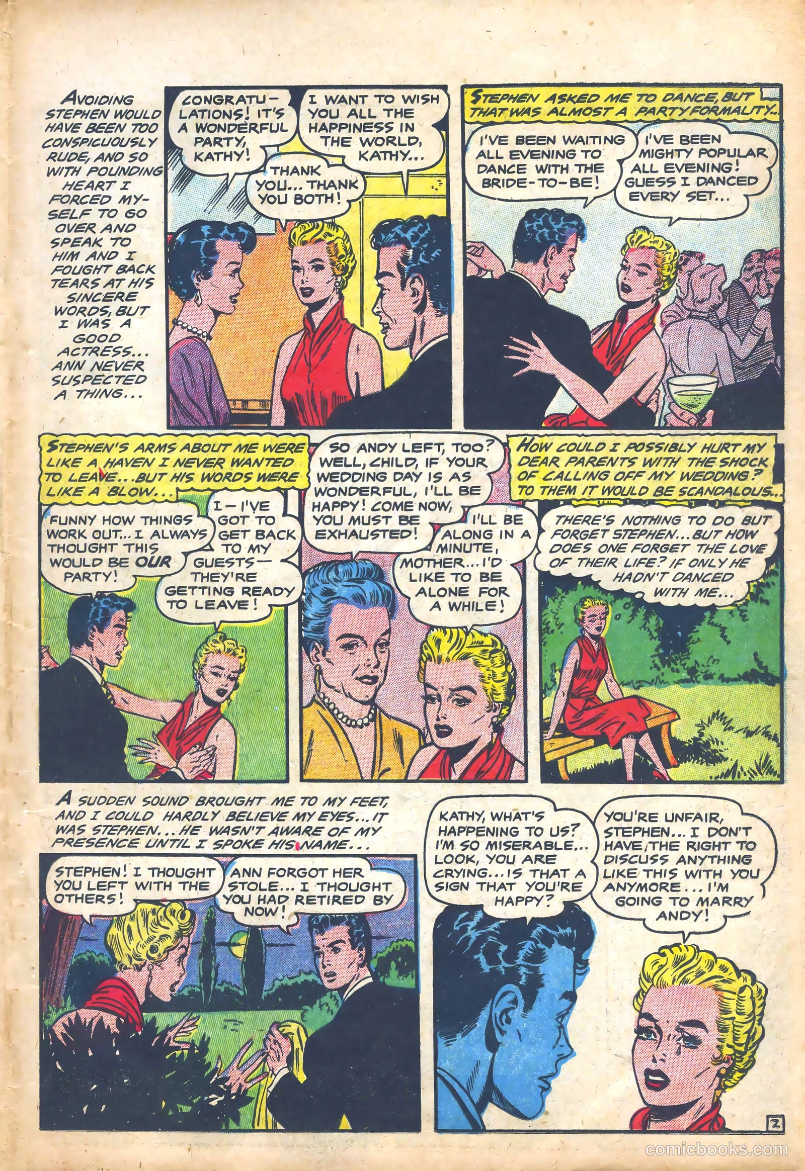 Bride's Diary #5 (1955) — page 13 of 36