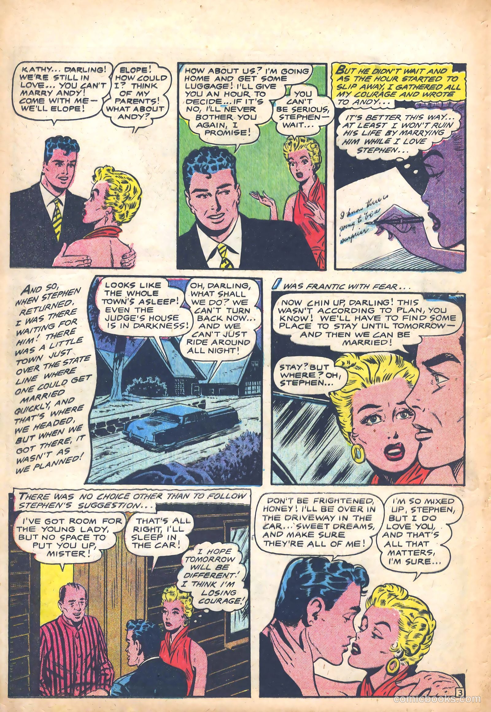 Bride's Diary #5 (1955) — page 14 of 36