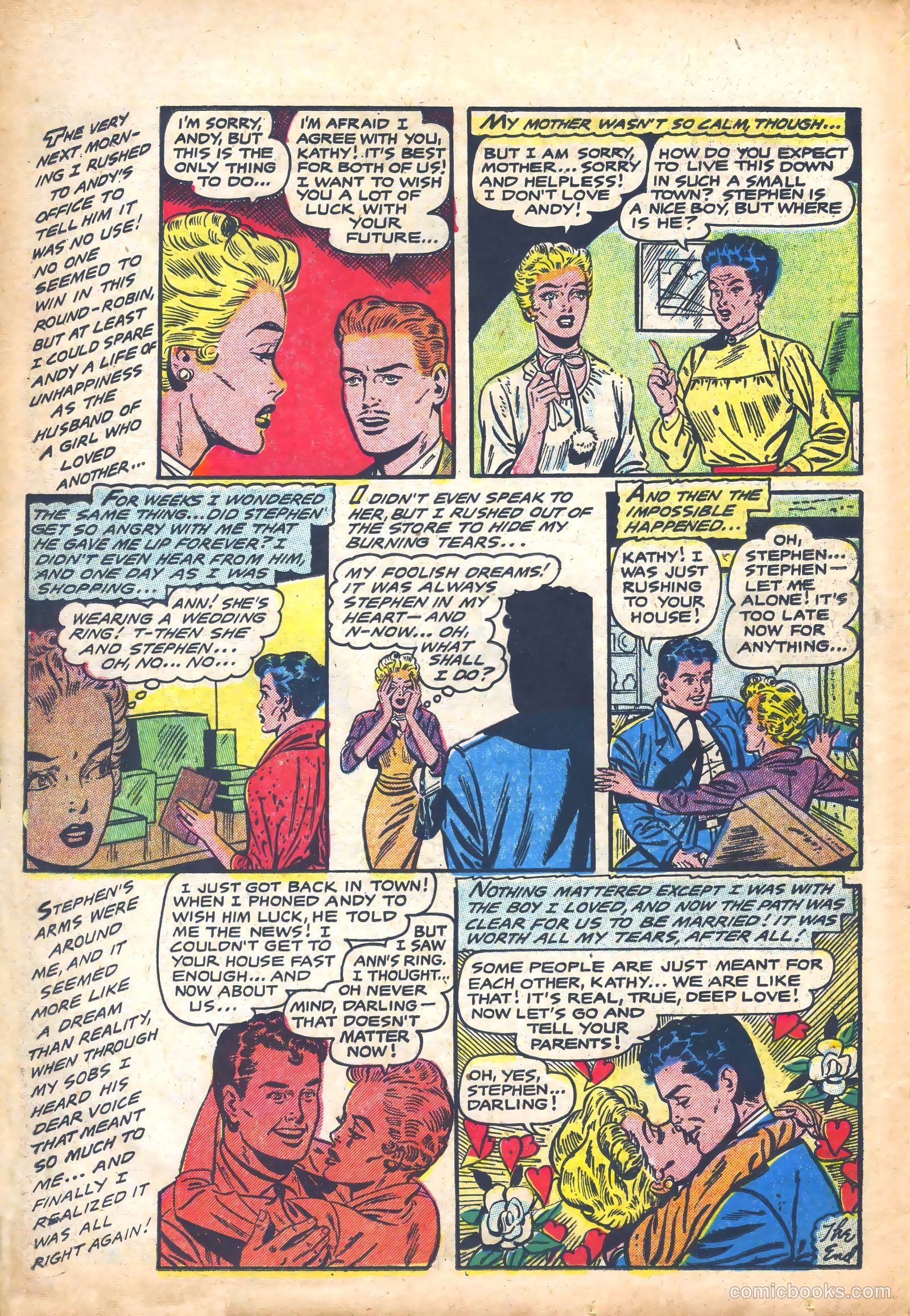 Bride's Diary #5 (1955) — page 16 of 36