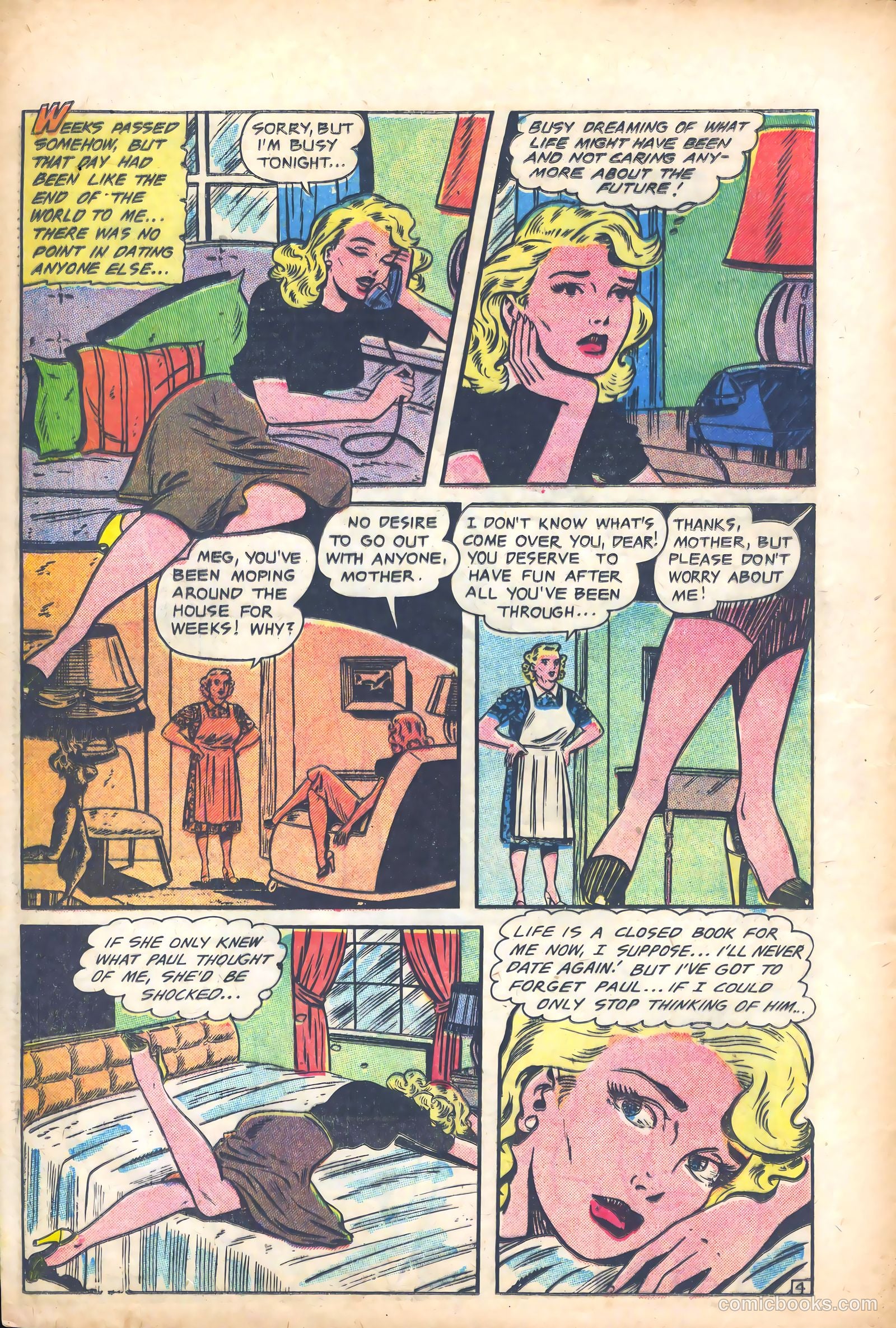 Bride's Diary #5 (1955) — page 22 of 36