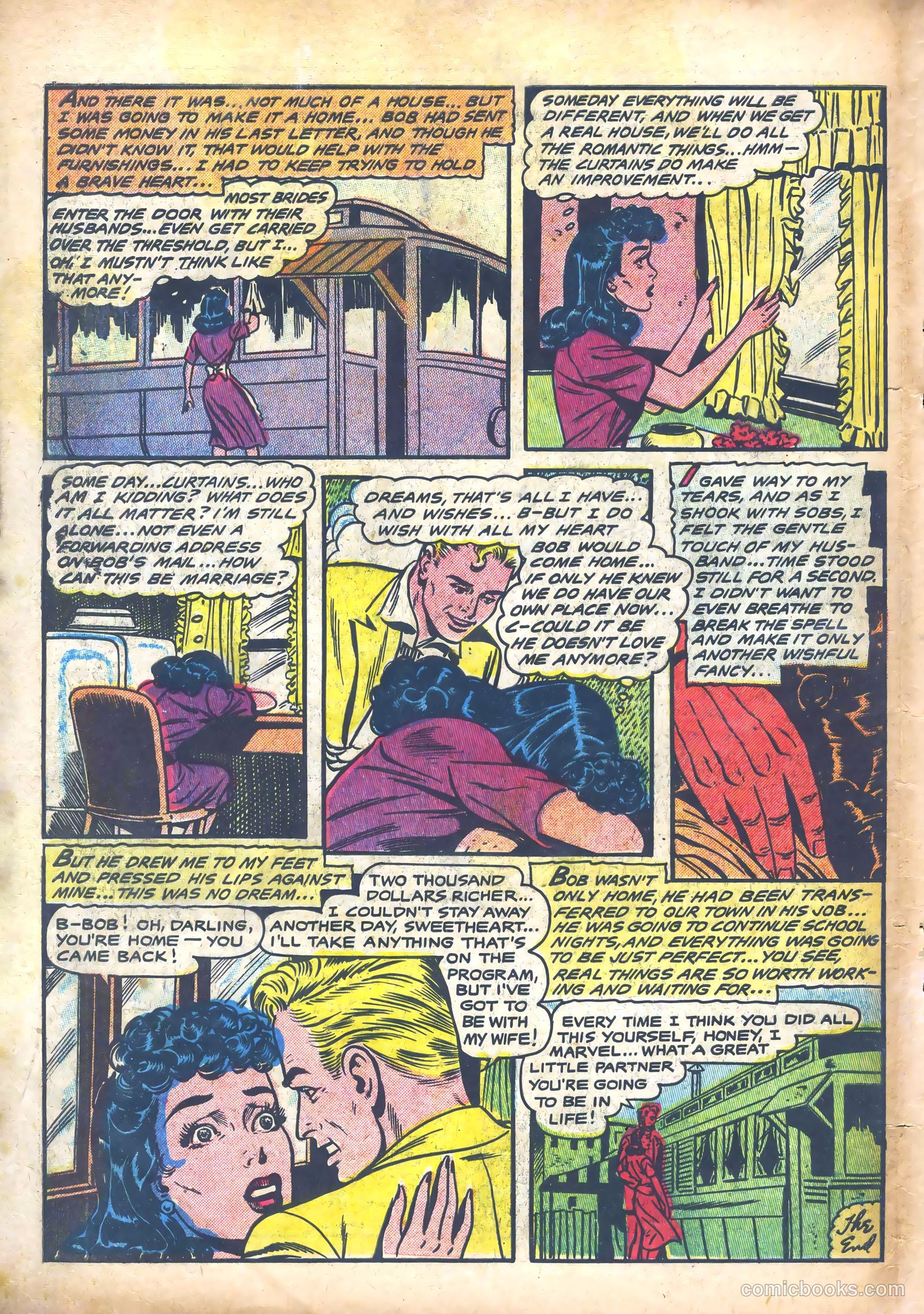 Bride's Diary #5 (1955) — page 34 of 36