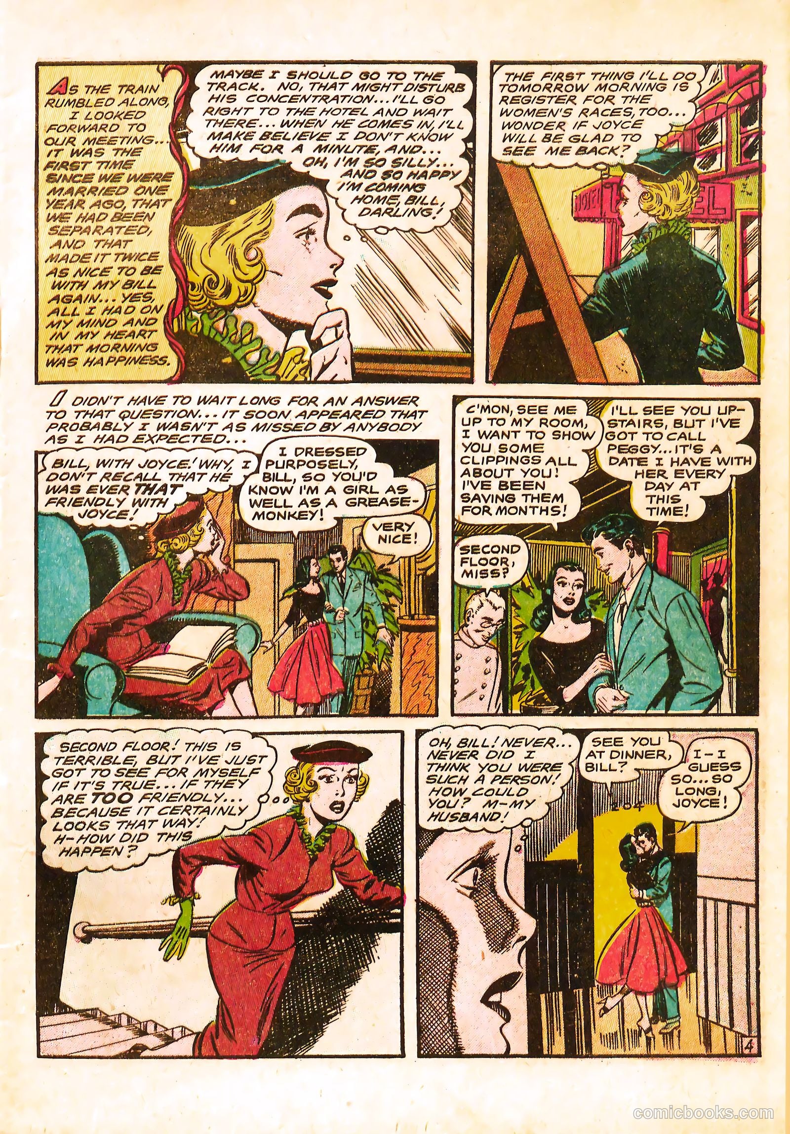 Bride's Diary #6 (1955) — page 7 of 36