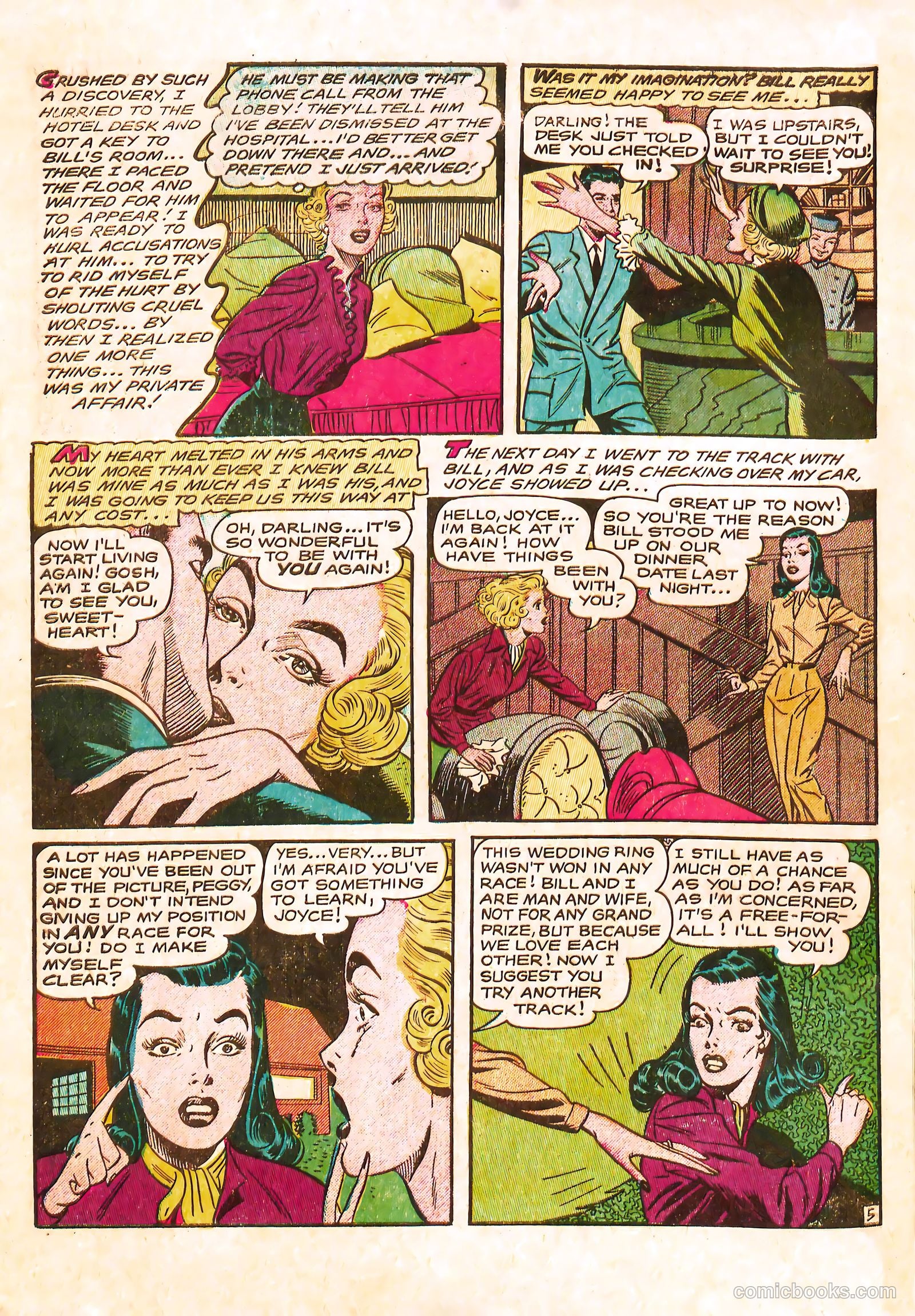 Bride's Diary #6 (1955) — page 8 of 36