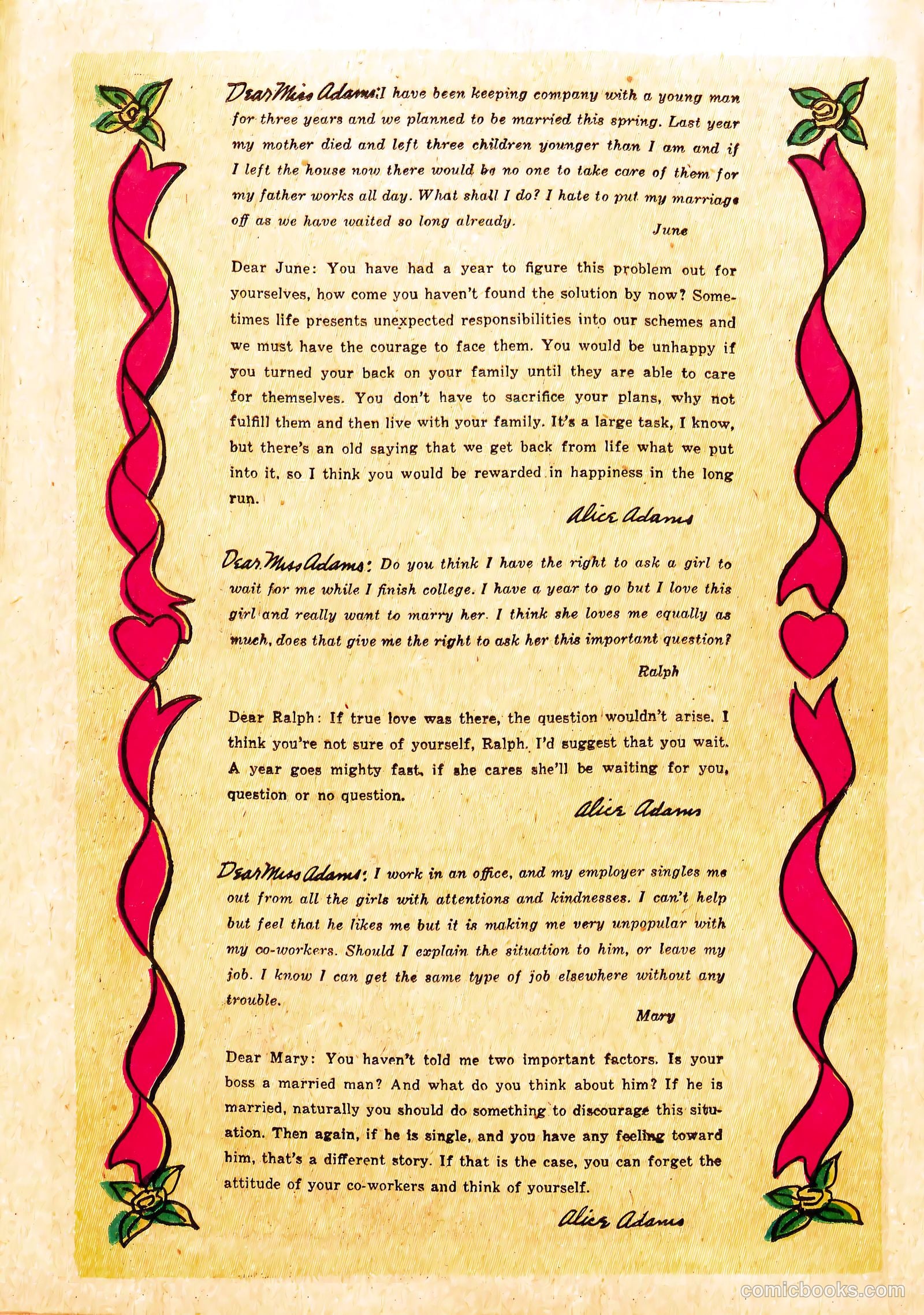 Bride's Diary #6 (1955) — page 26 of 36