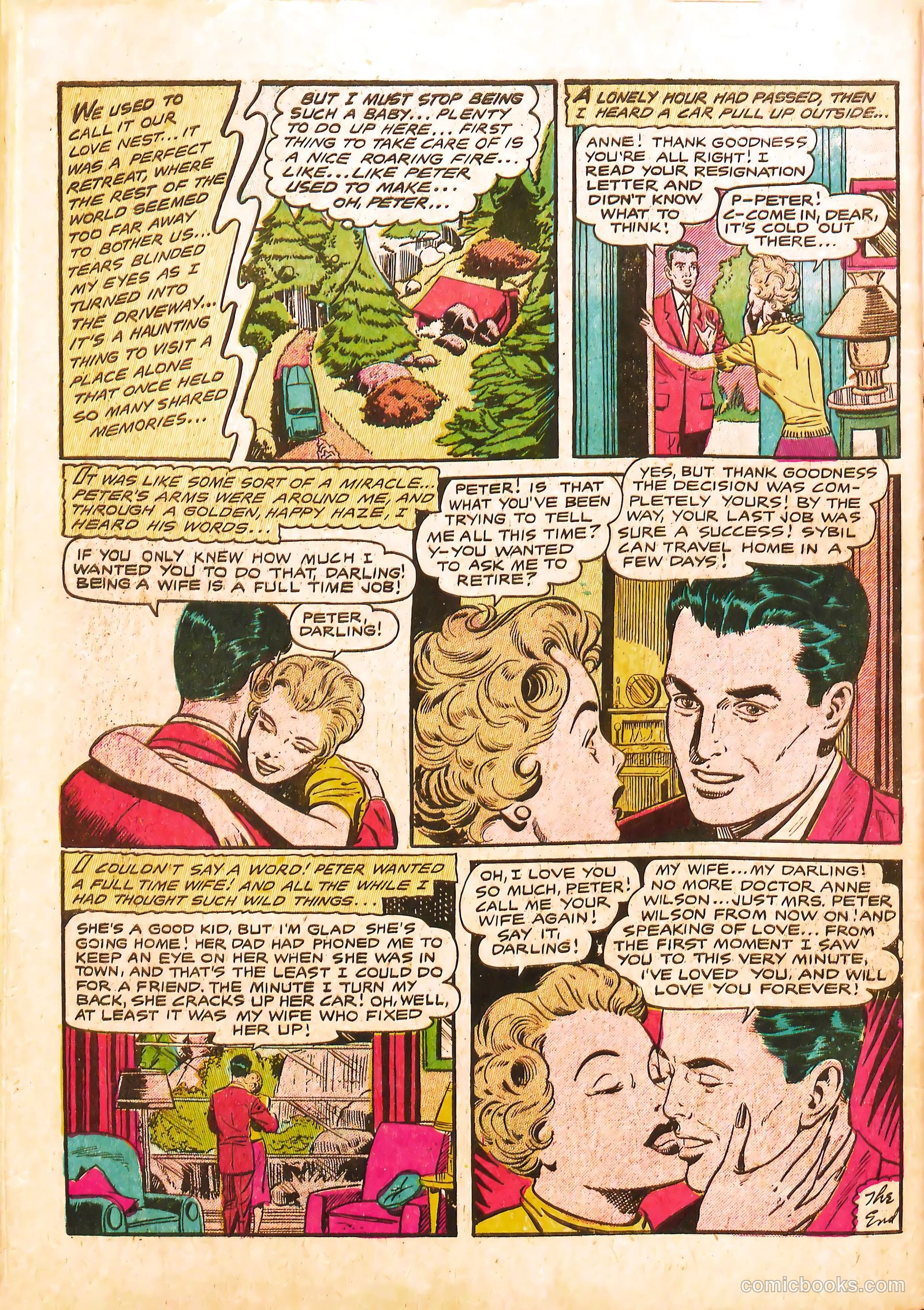 Bride's Diary #6 (1955) — page 34 of 36
