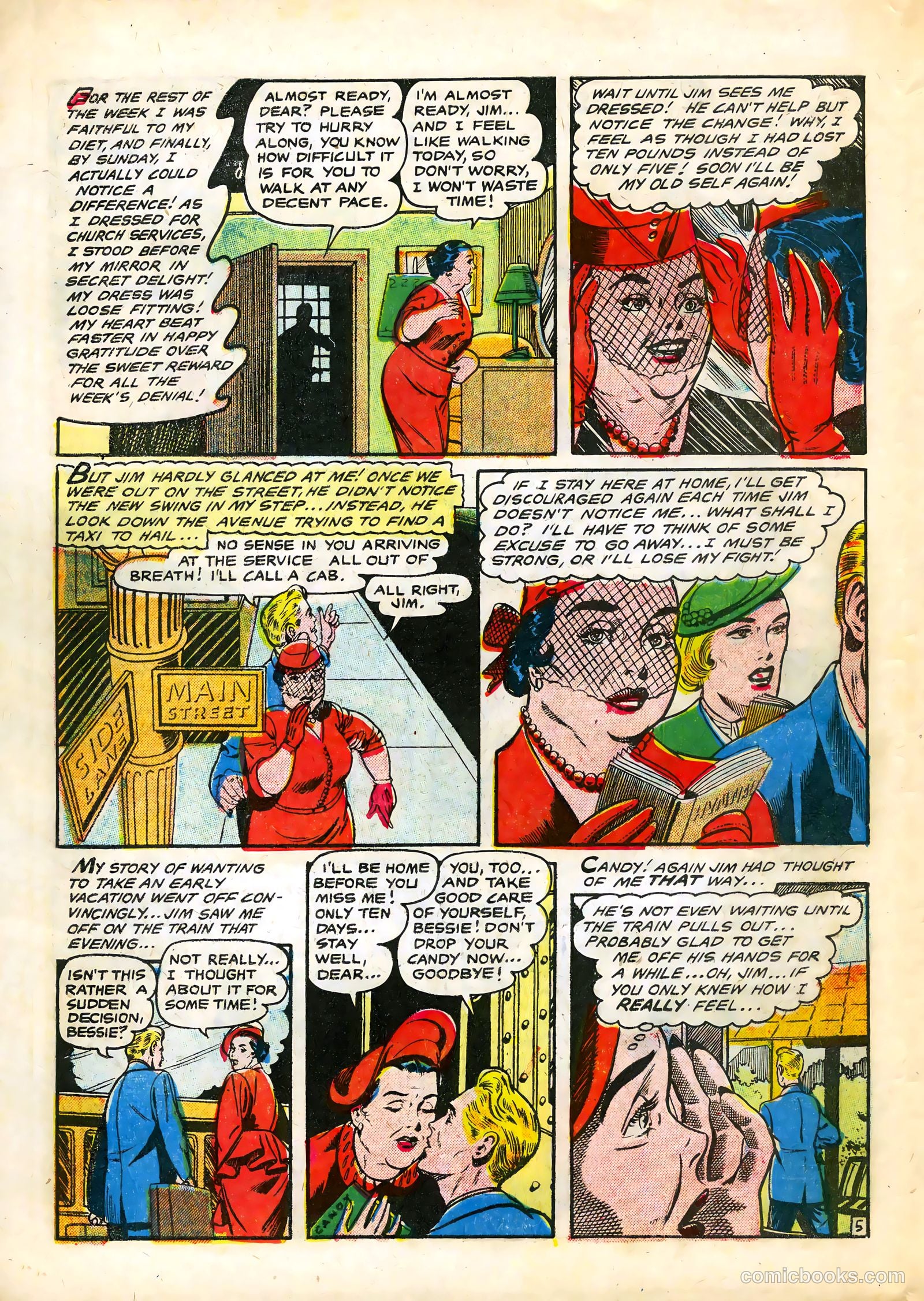 Bride's Diary #7 (1955) — page 8 of 36