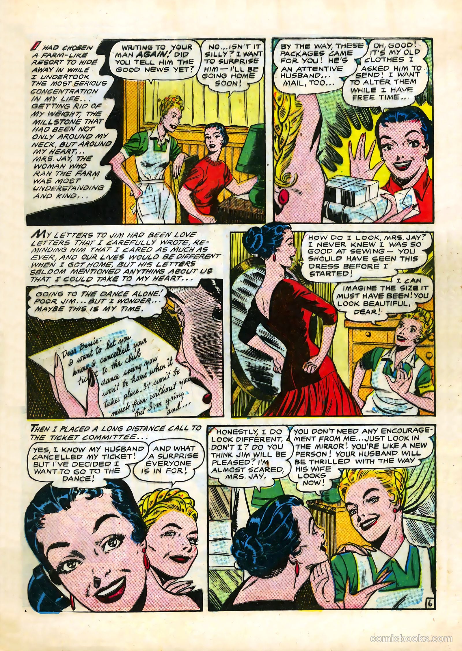 Bride's Diary #7 (1955) — page 9 of 36
