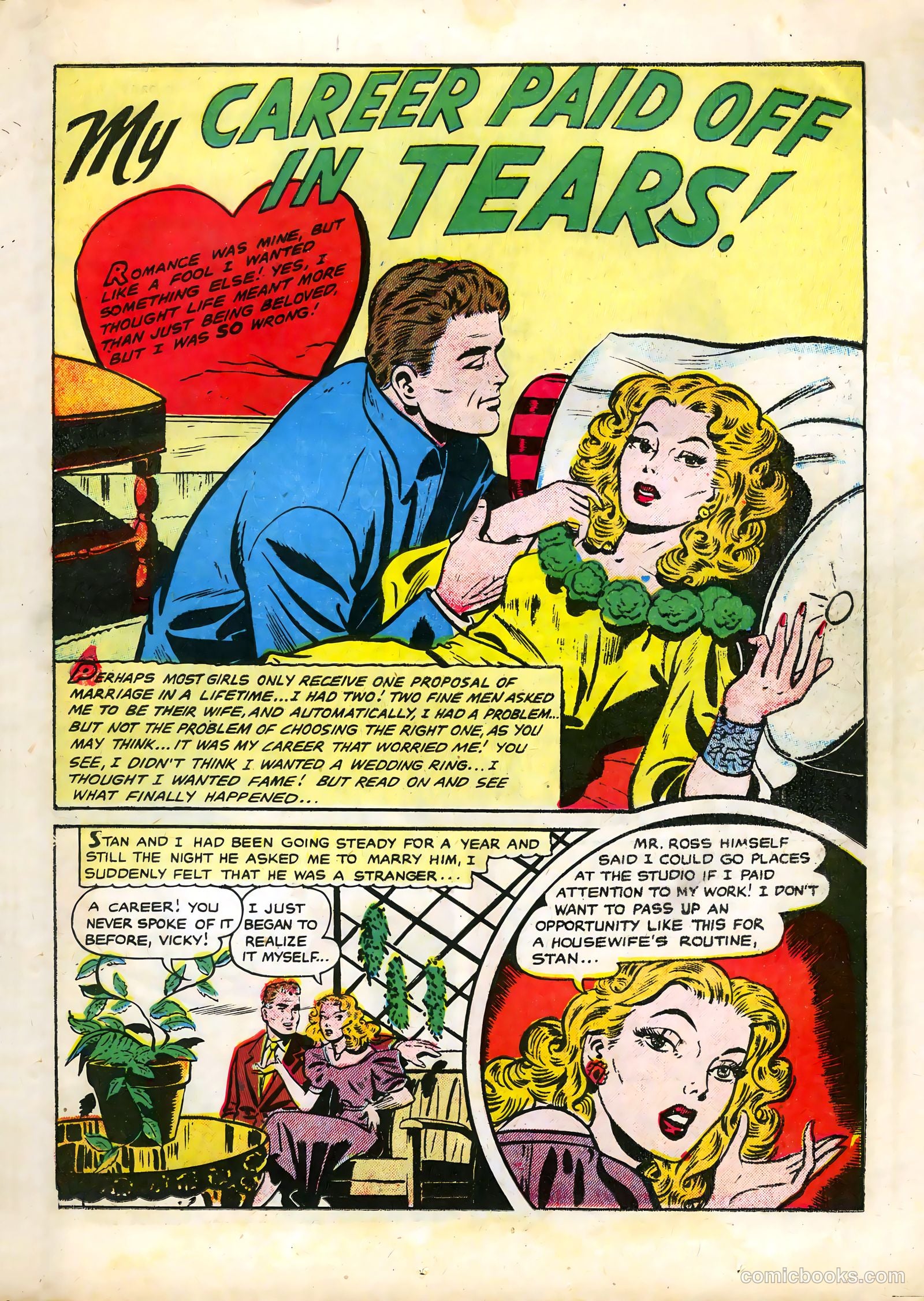 Bride's Diary #7 (1955) — page 19 of 36