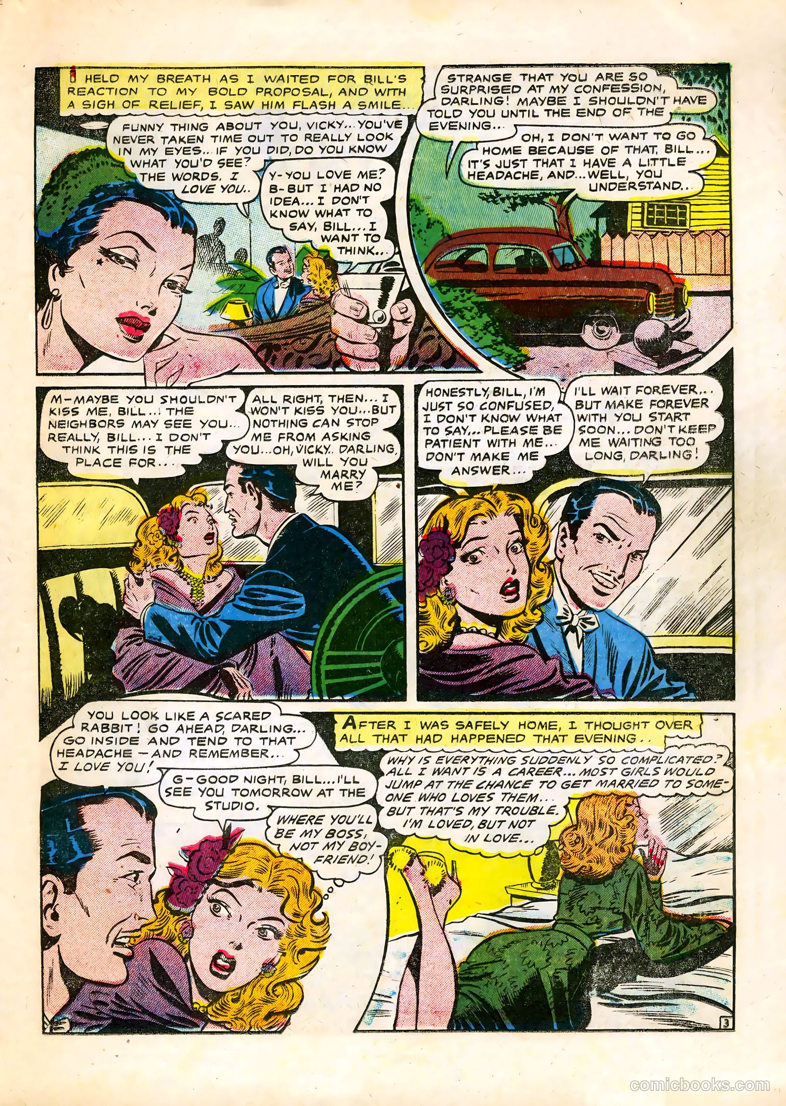 Bride's Diary #7 (1955) — page 21 of 36