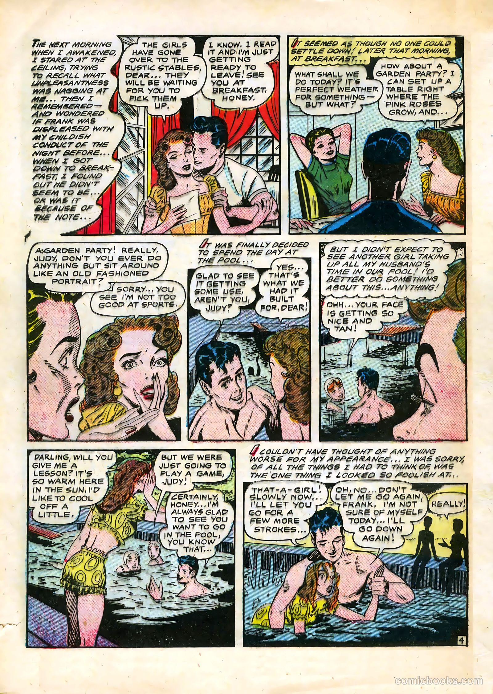 Bride's Diary #7 (1955) — page 30 of 36