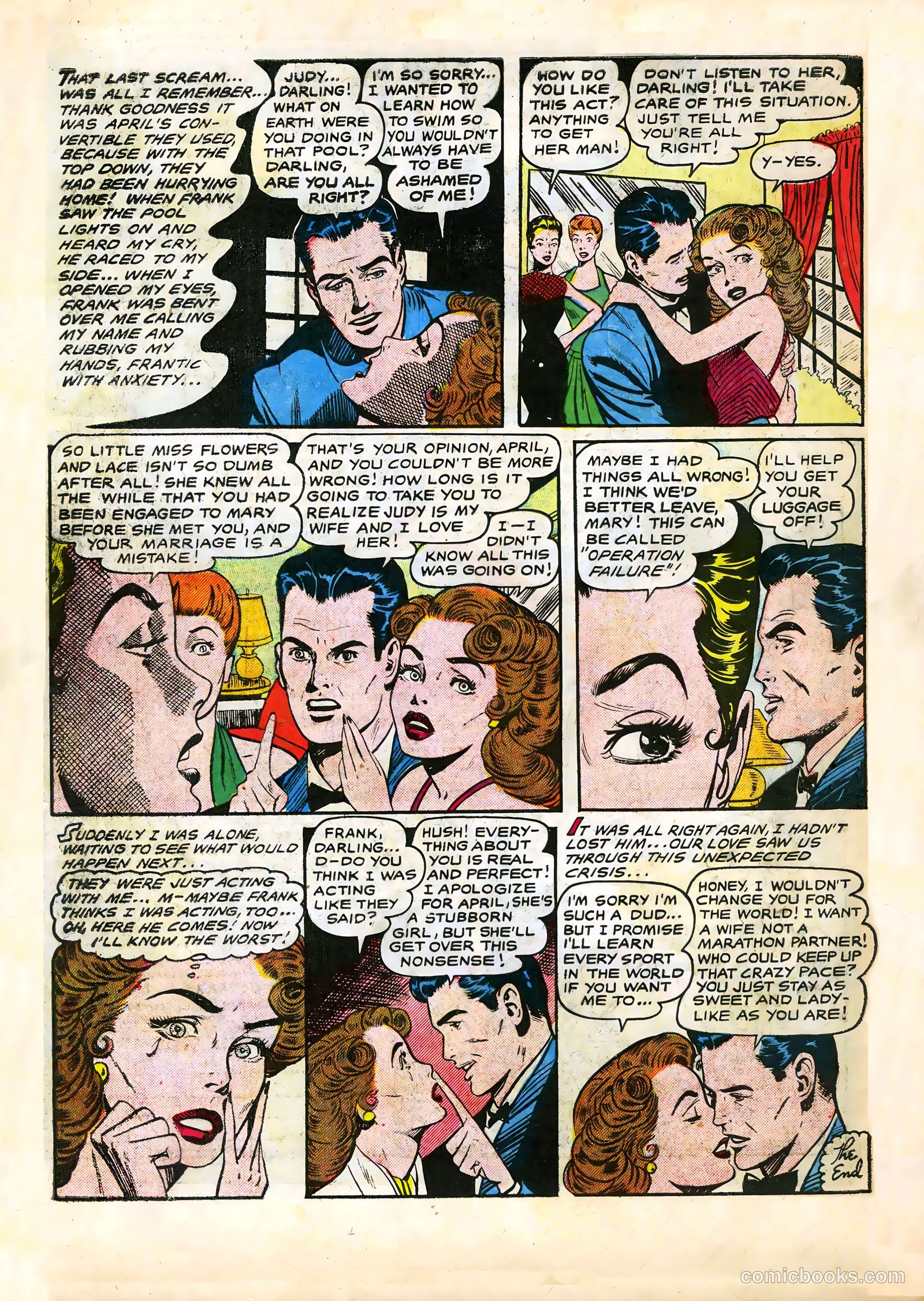 Bride's Diary #7 (1955) — page 34 of 36