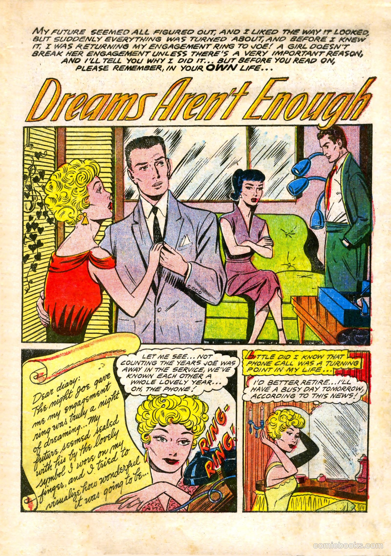 Bride's Diary #8 (1956) — page 3 of 36