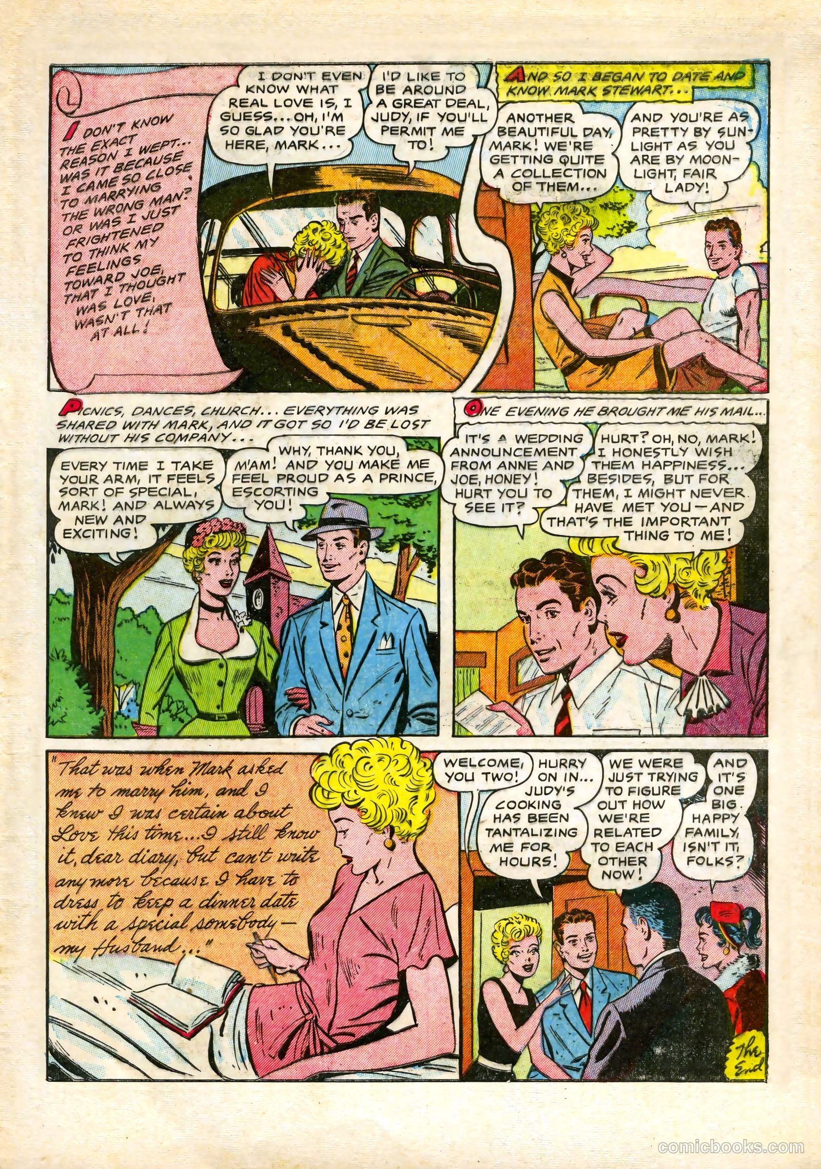 Bride's Diary #8 (1956) — page 9 of 36