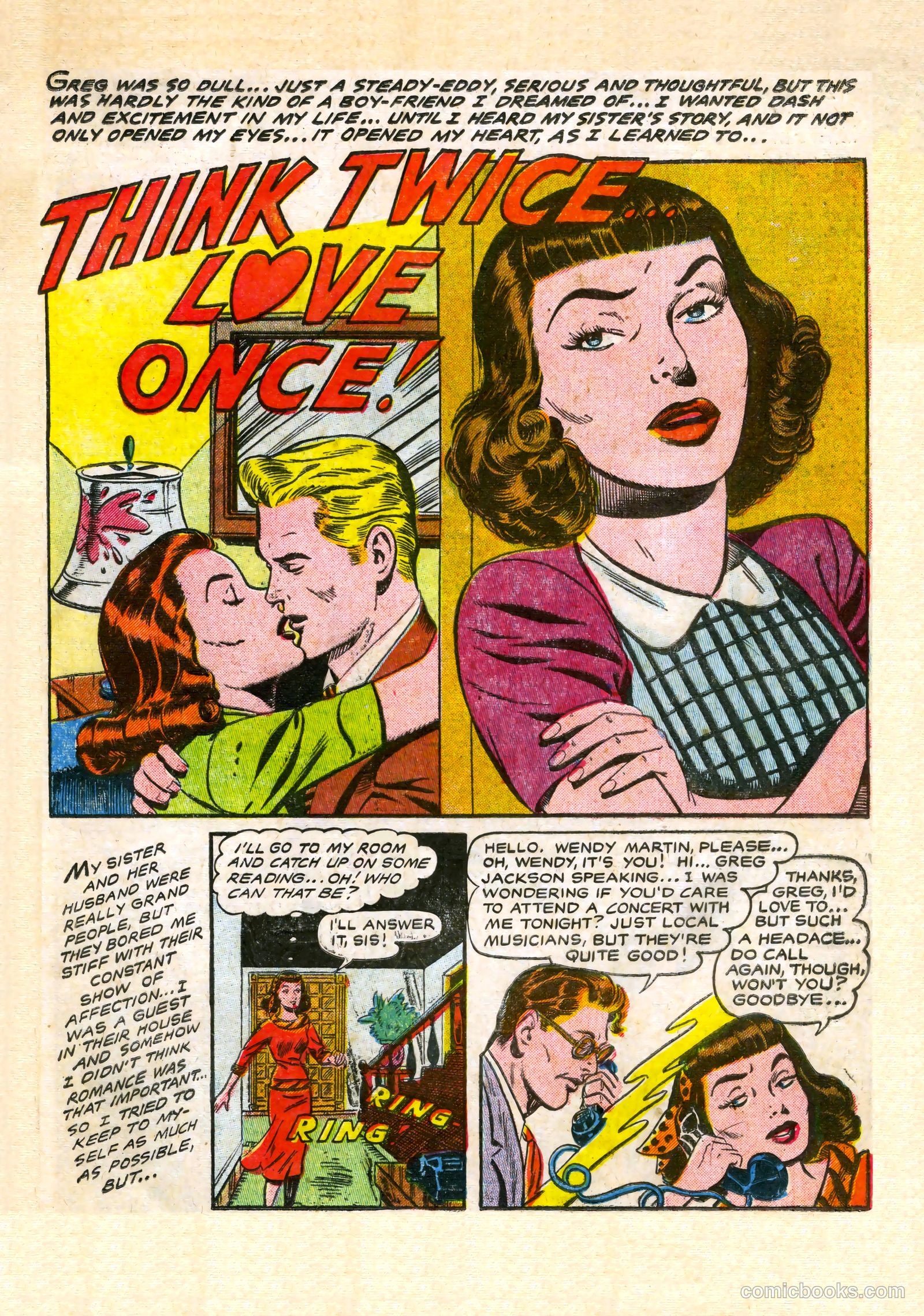 Bride's Diary #8 (1956) — page 19 of 36