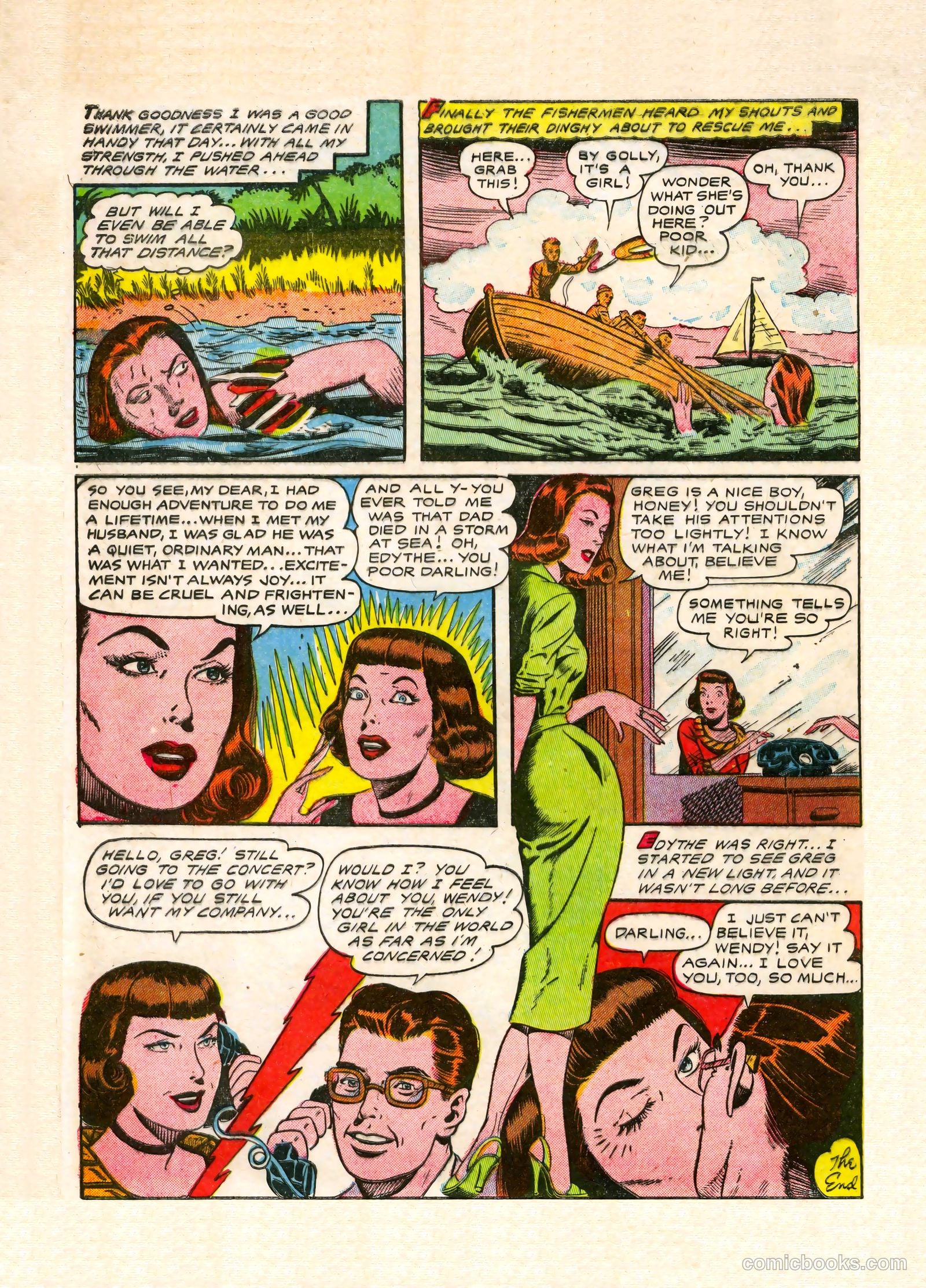 Bride's Diary #8 (1956) — page 28 of 36