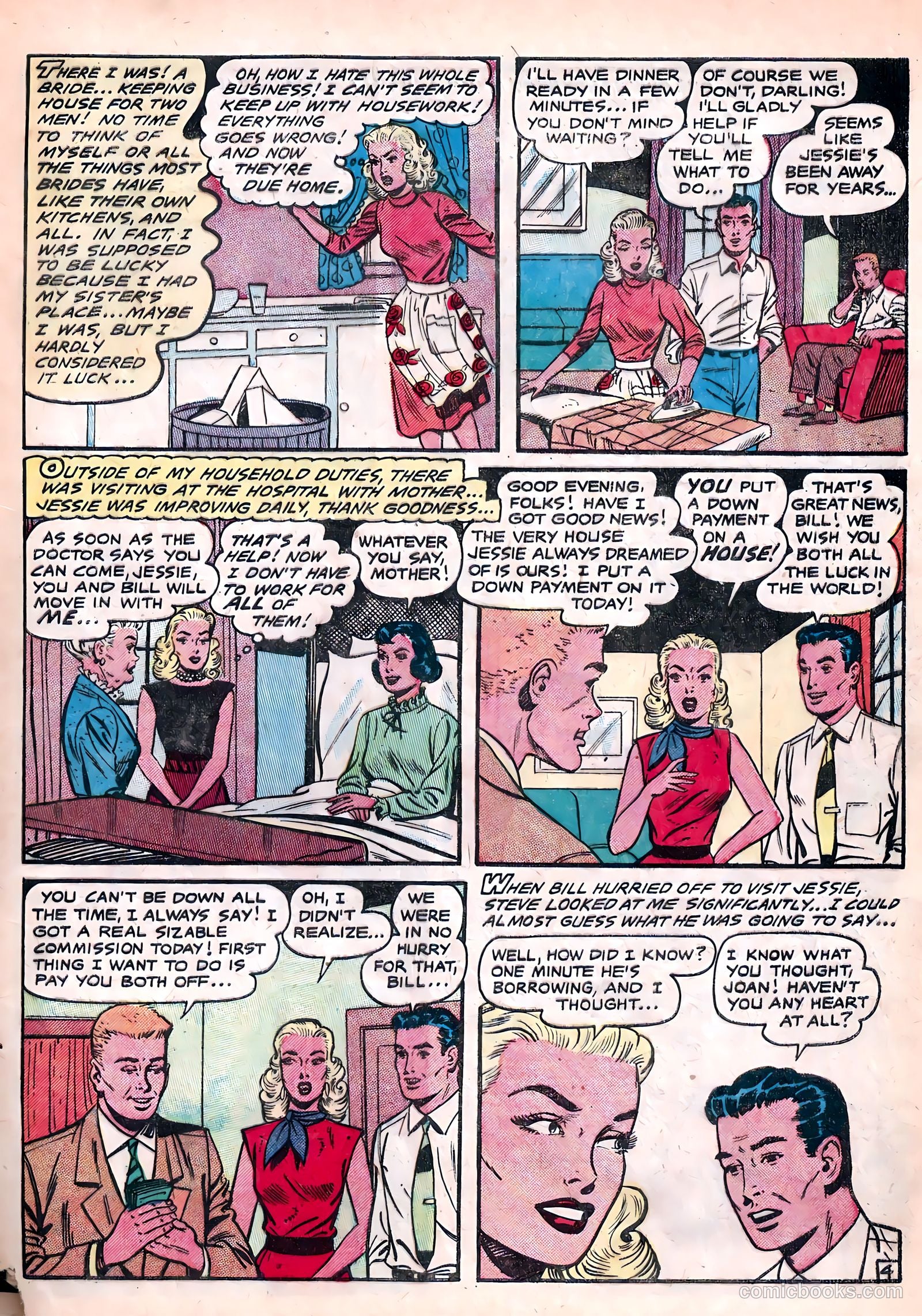 Bride's Diary #9 (1956) — page 7 of 37