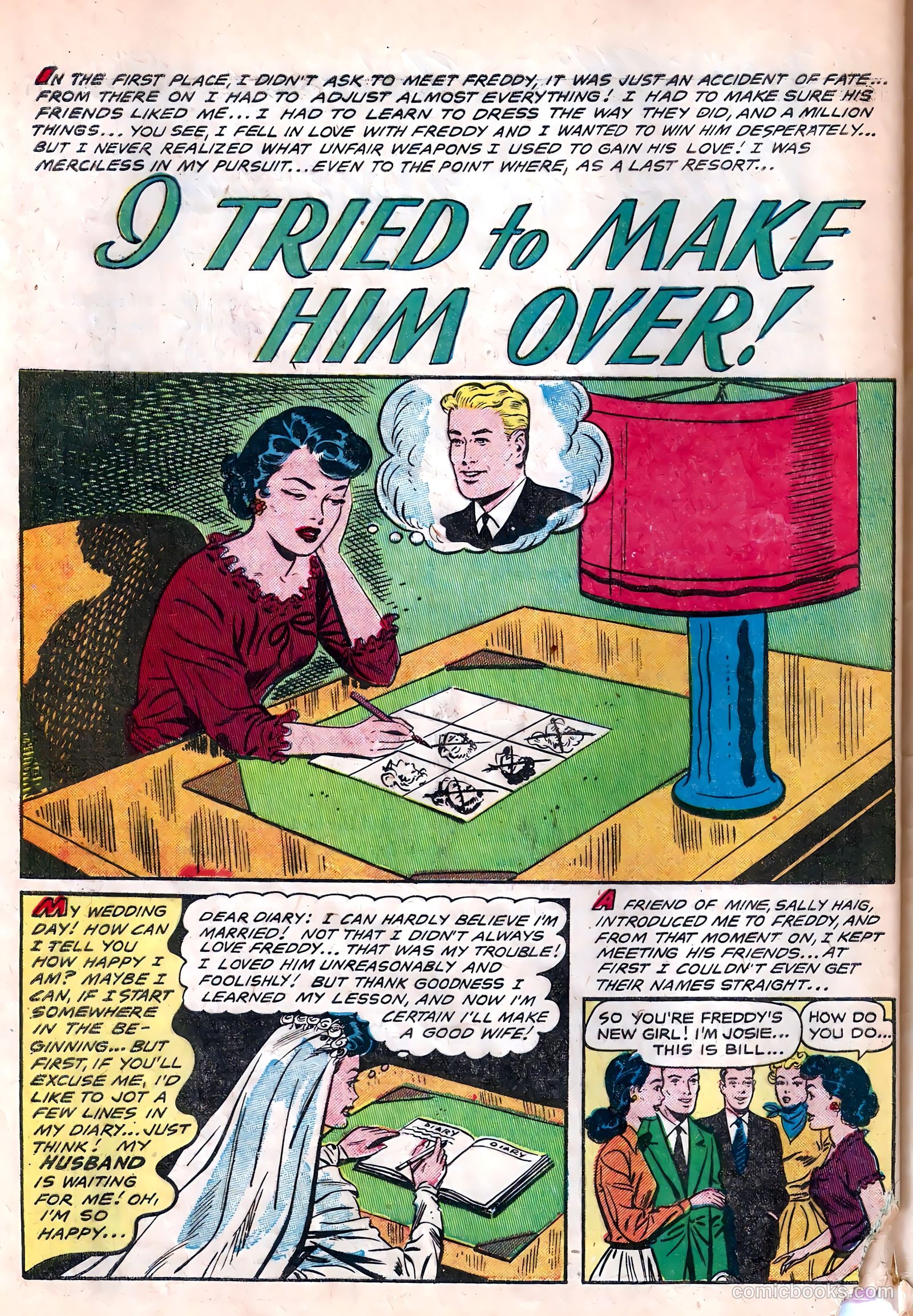 Bride's Diary #9 (1956) — page 28 of 37