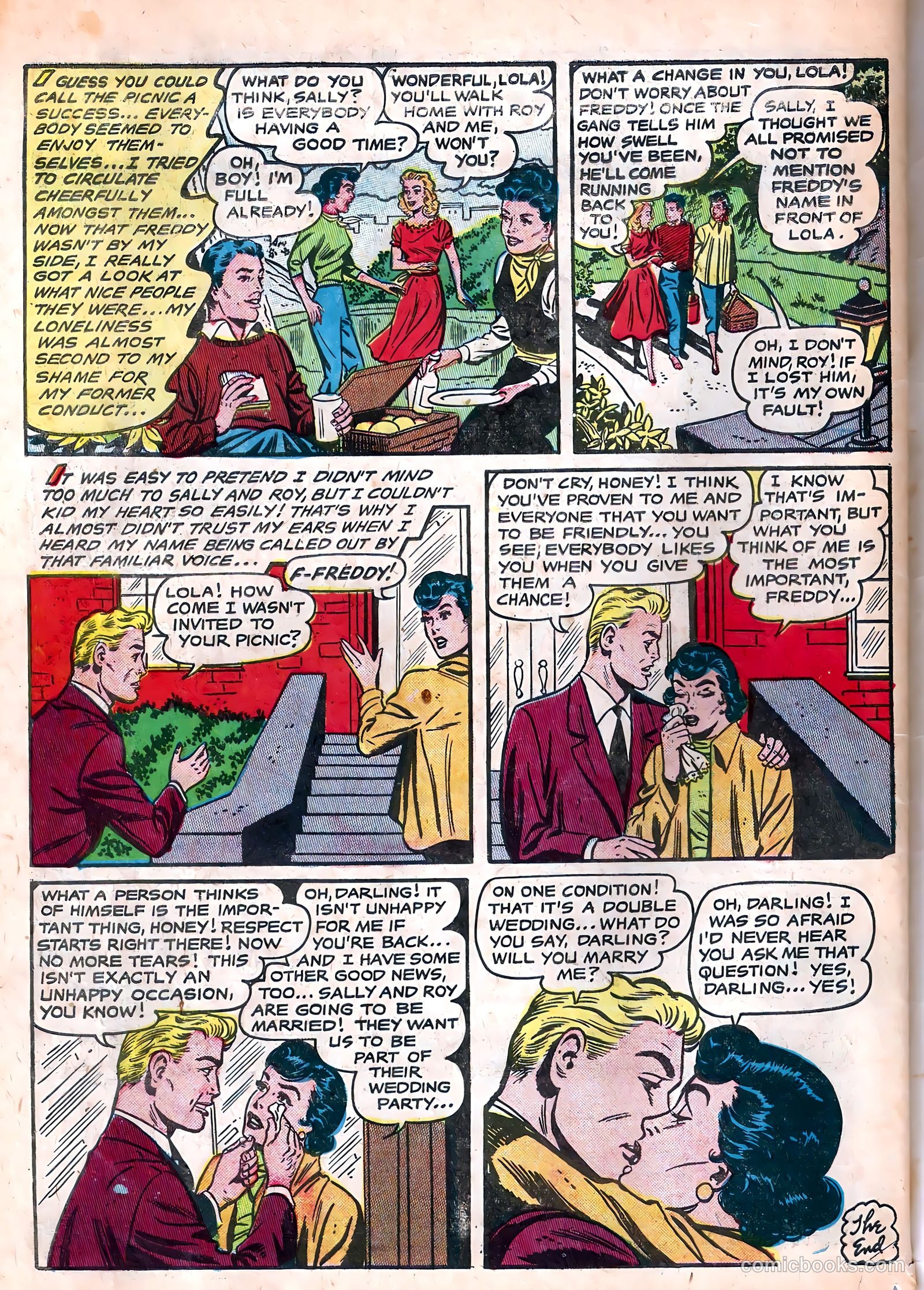 Bride's Diary #9 (1956) — page 34 of 37