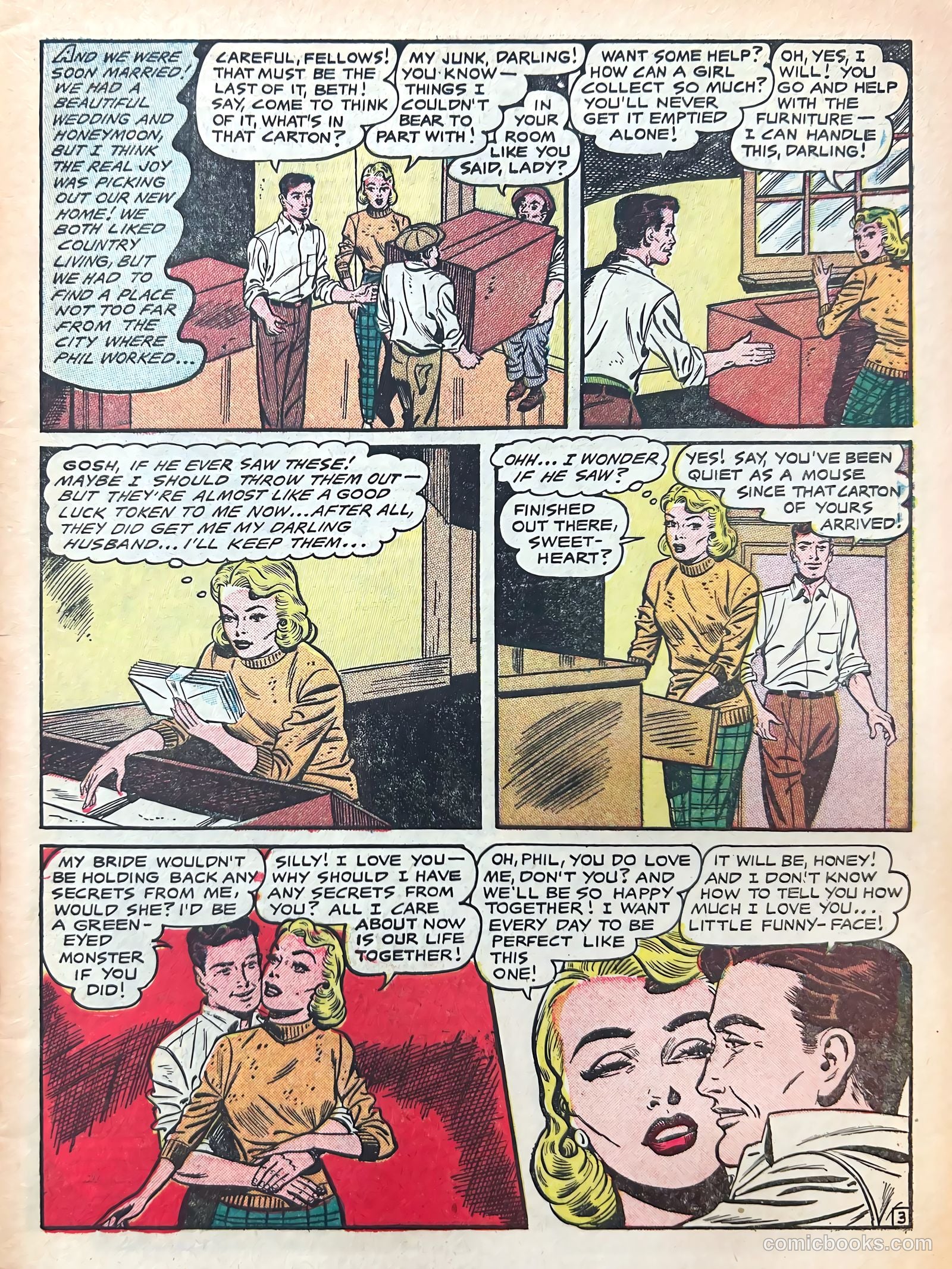 Bride's Secrets #13 (1956) — page 5 of 36